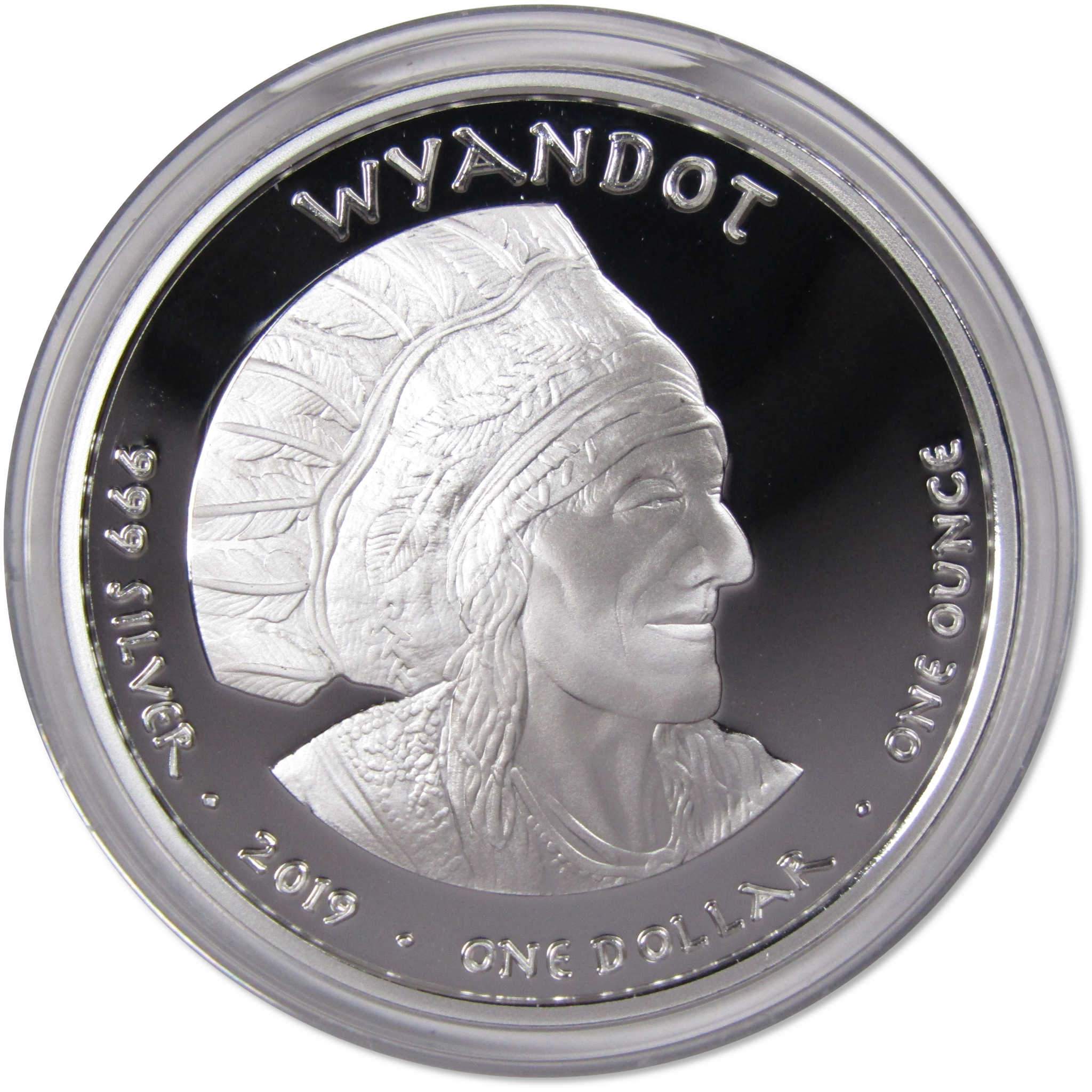 2019 Native American Jamul Wyandot Ohio Northern Cardinal 1 oz Silver