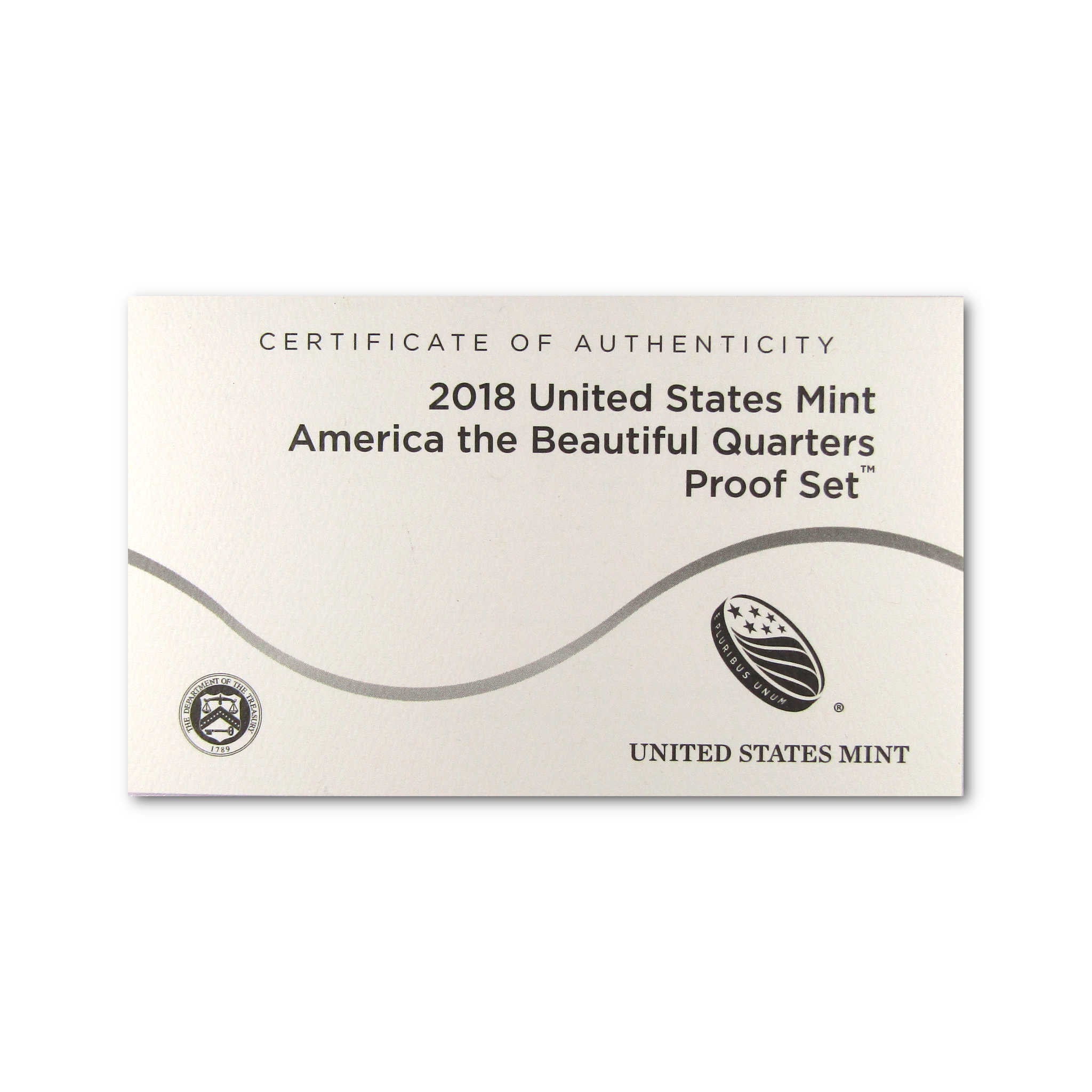 2018 America the Beautiful Quarter Clad Proof Set U.S. Mint OGP COA