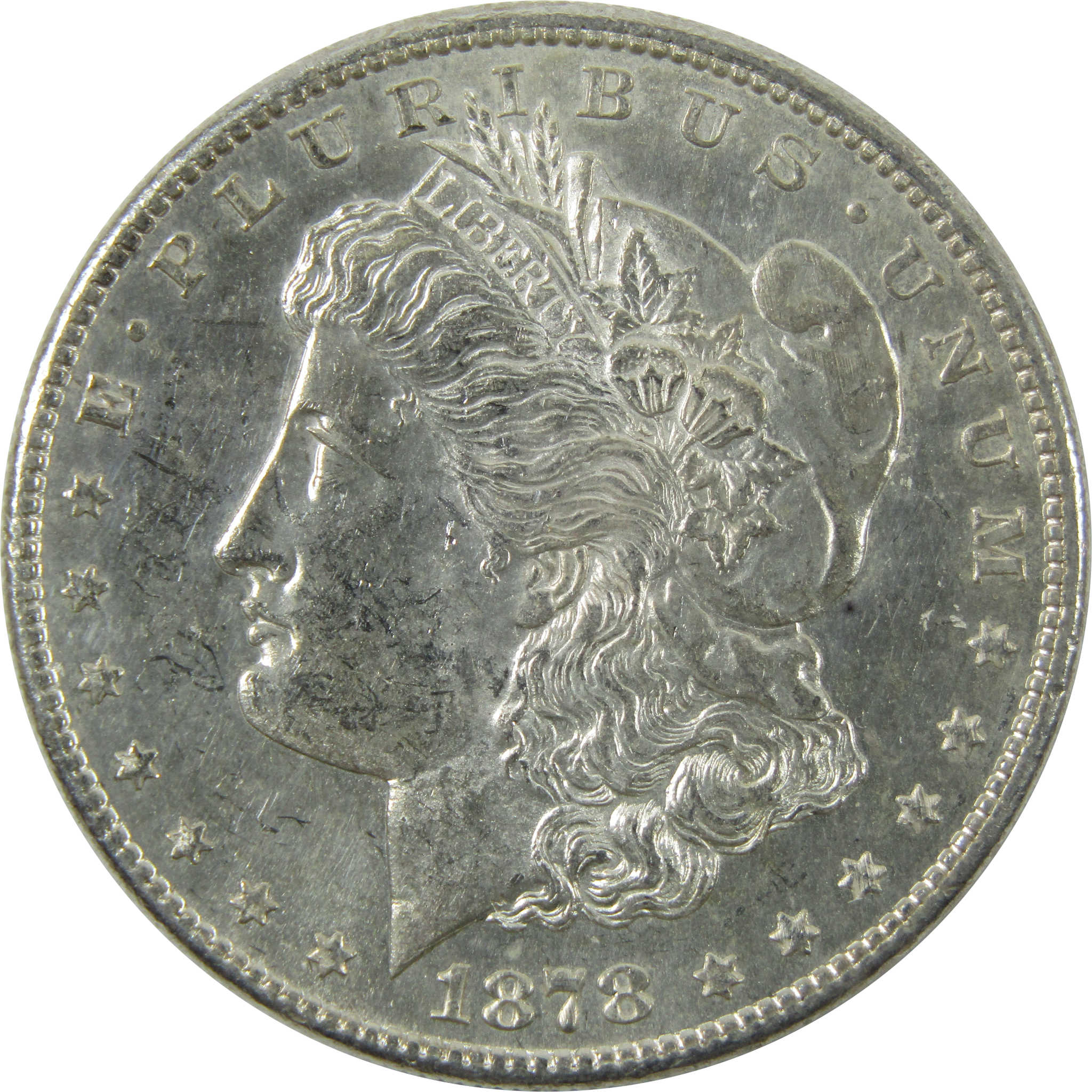 1878 S Morgan Dollar AU About Uncirculated Silver $1 Coin SKU:I14197 - Morgan coin - Morgan silver dollar - Morgan silver dollar for sale - Profile Coins &amp; Collectibles