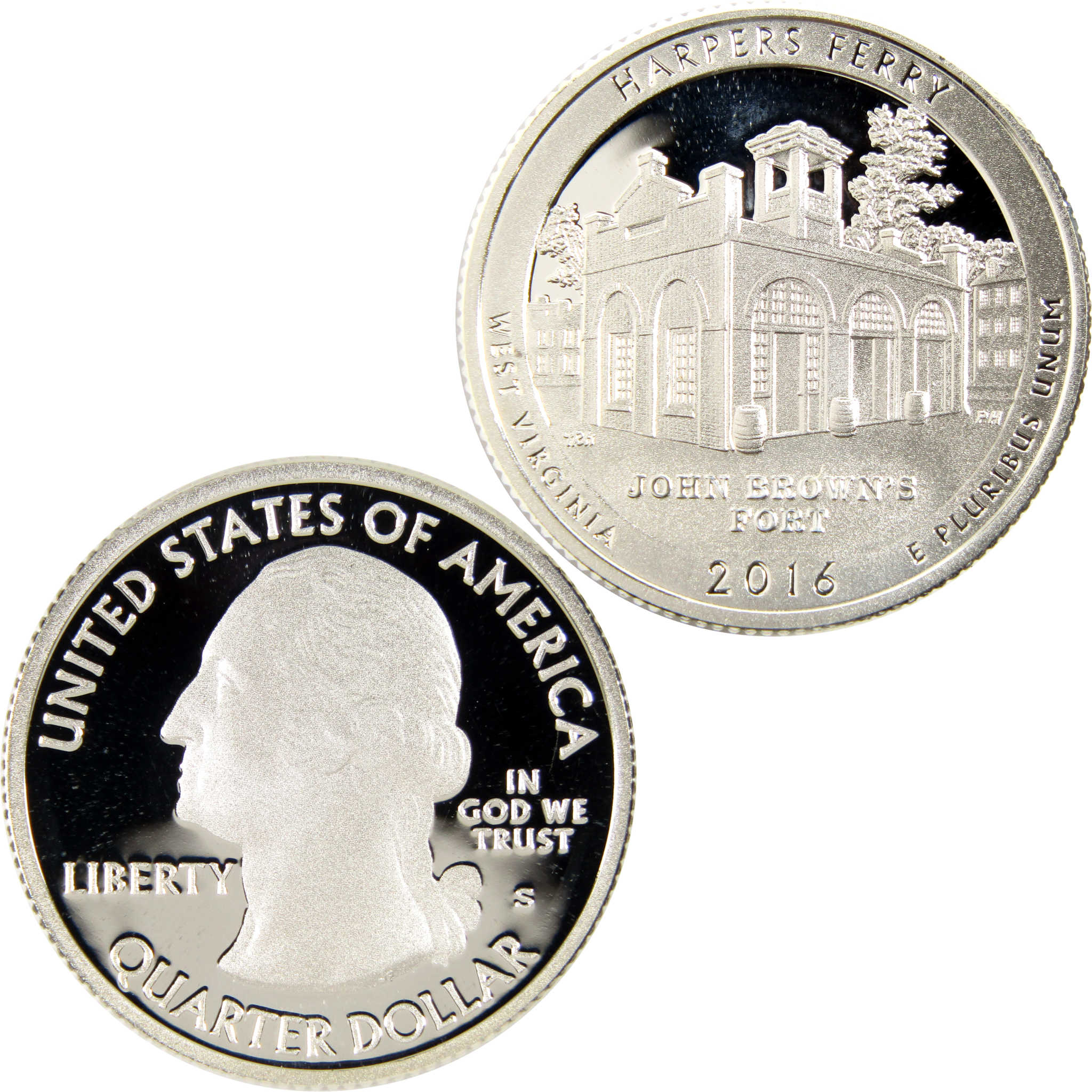 2016 S Harpers Ferry National Historical Park Quarter Silver 25c Proof