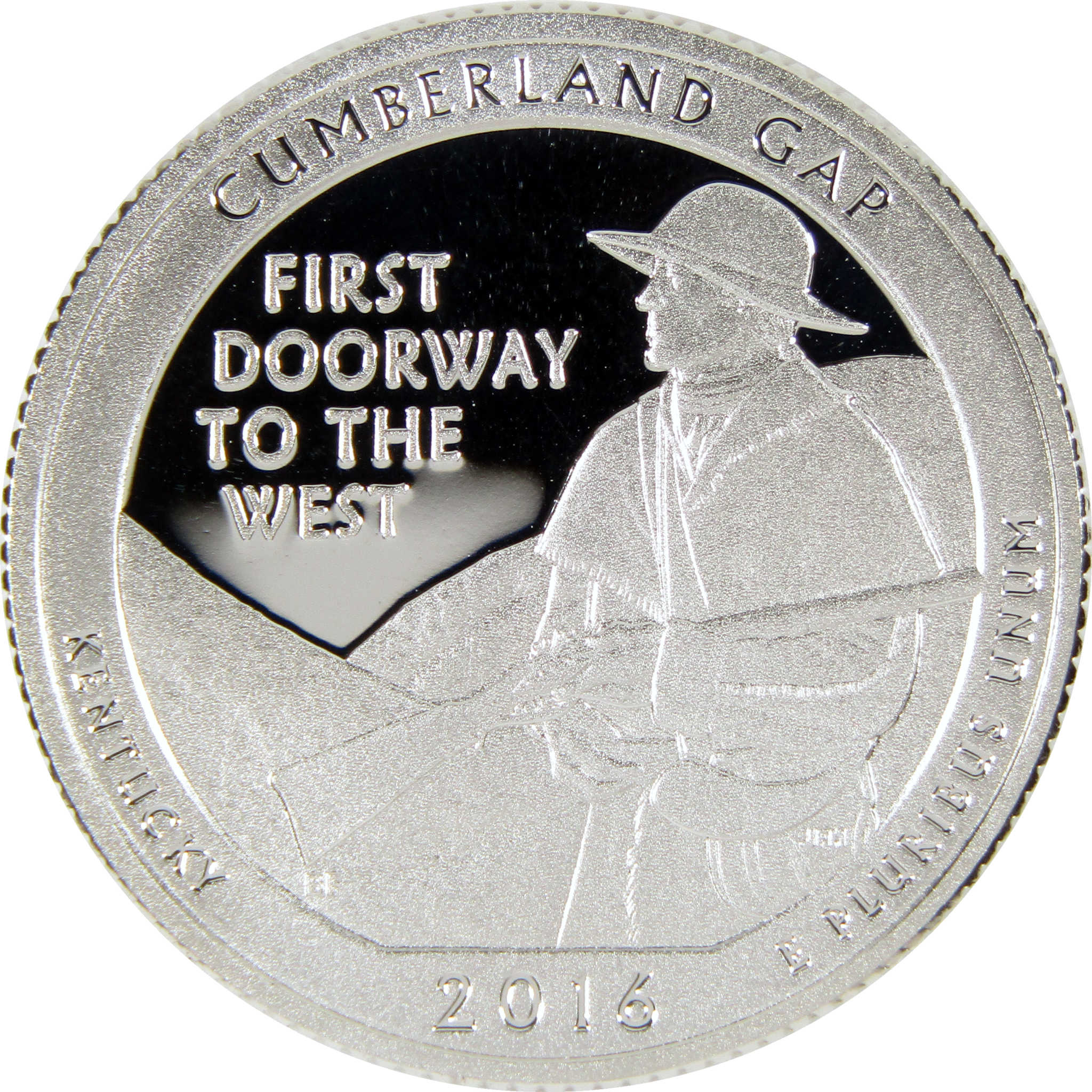 2016 S Cumberland Gap National Park Quarter Silver 25c Proof Coin