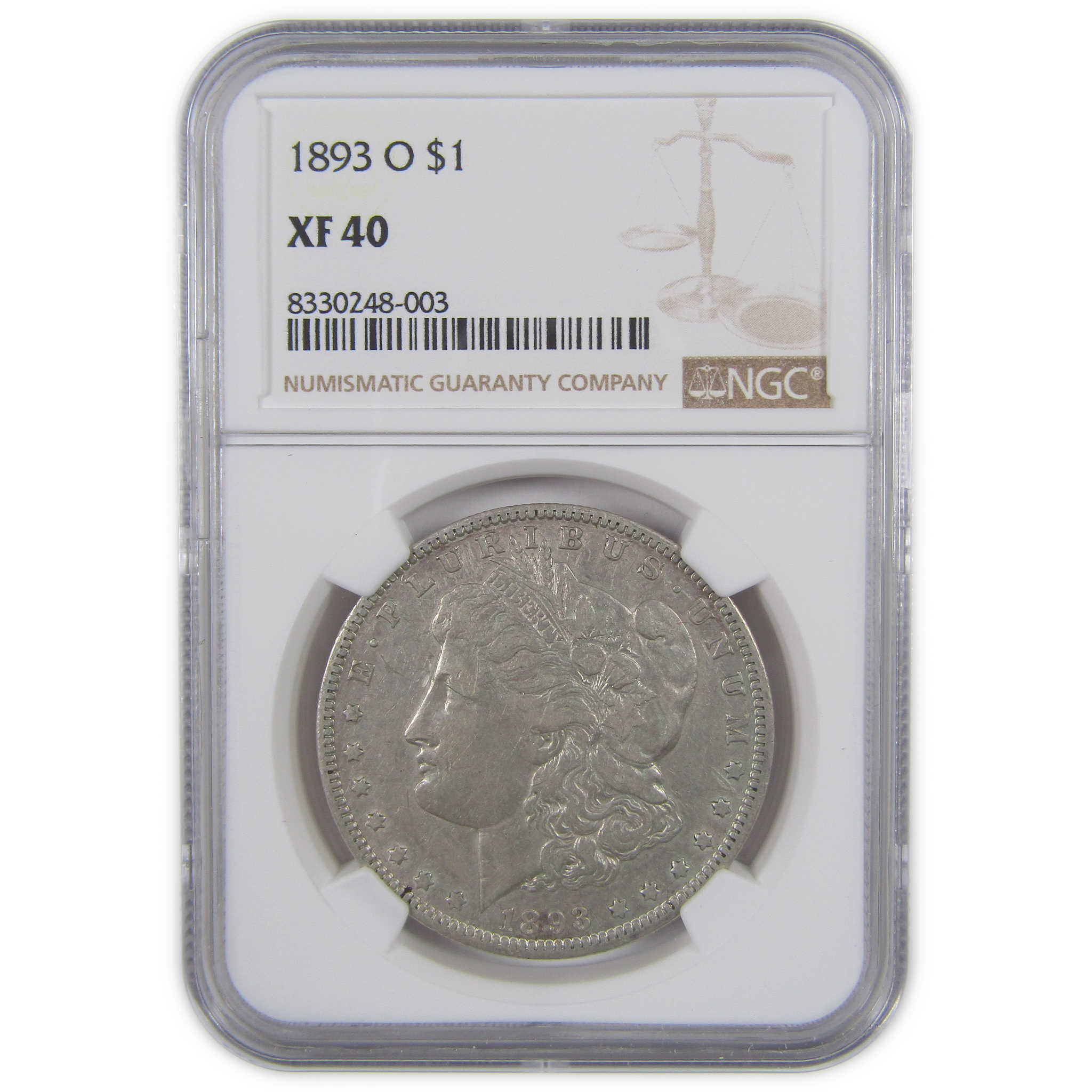 1893 O Morgan Dollar XF 40 NGC Silver $1 Coin SKU:I18263 - Morgan coin - Morgan silver dollar - Morgan silver dollar for sale - Profile Coins &amp; Collectibles
