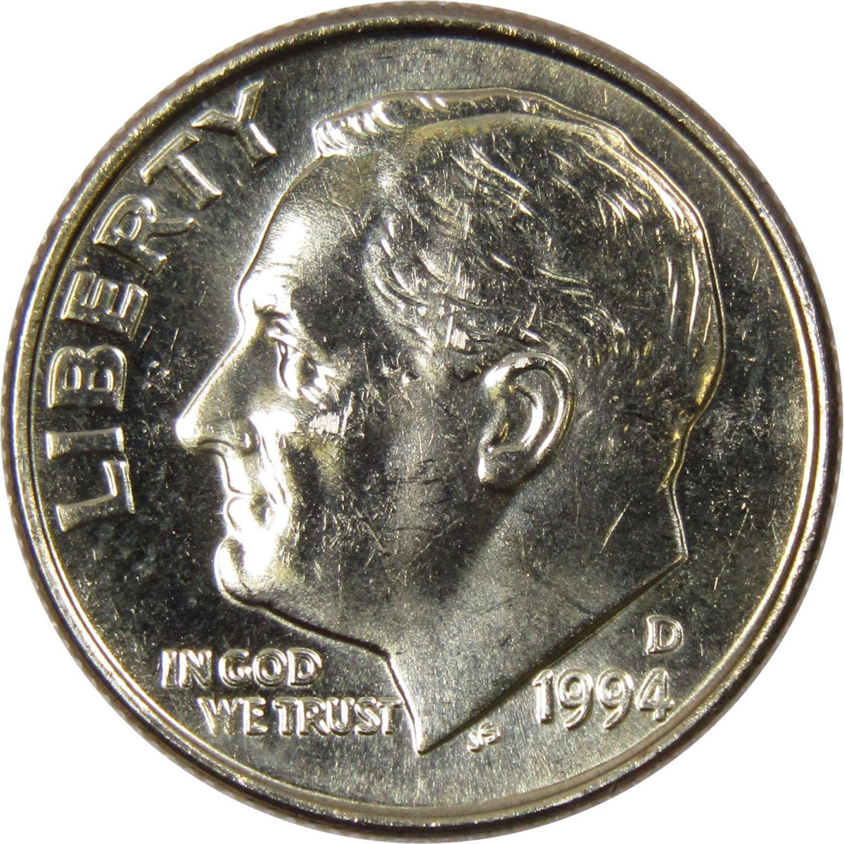 1994 D Roosevelt Dime Clad Uncirculated Mint State 10c Coin