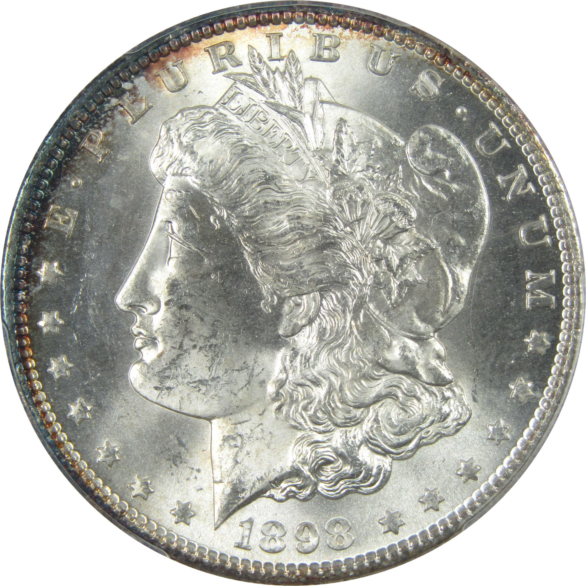 1898 S Morgan Dollar MS 64 PCGS Silver $1 Uncirculated Coin SKU:I15078 - Morgan coin - Morgan silver dollar - Morgan silver dollar for sale - Profile Coins &amp; Collectibles