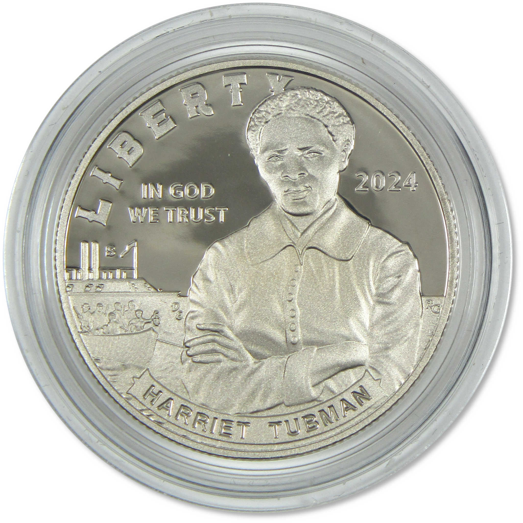 Harriet Tubman Commemorative Half Dollar 2024 S Clad 50c Proof OGP COA