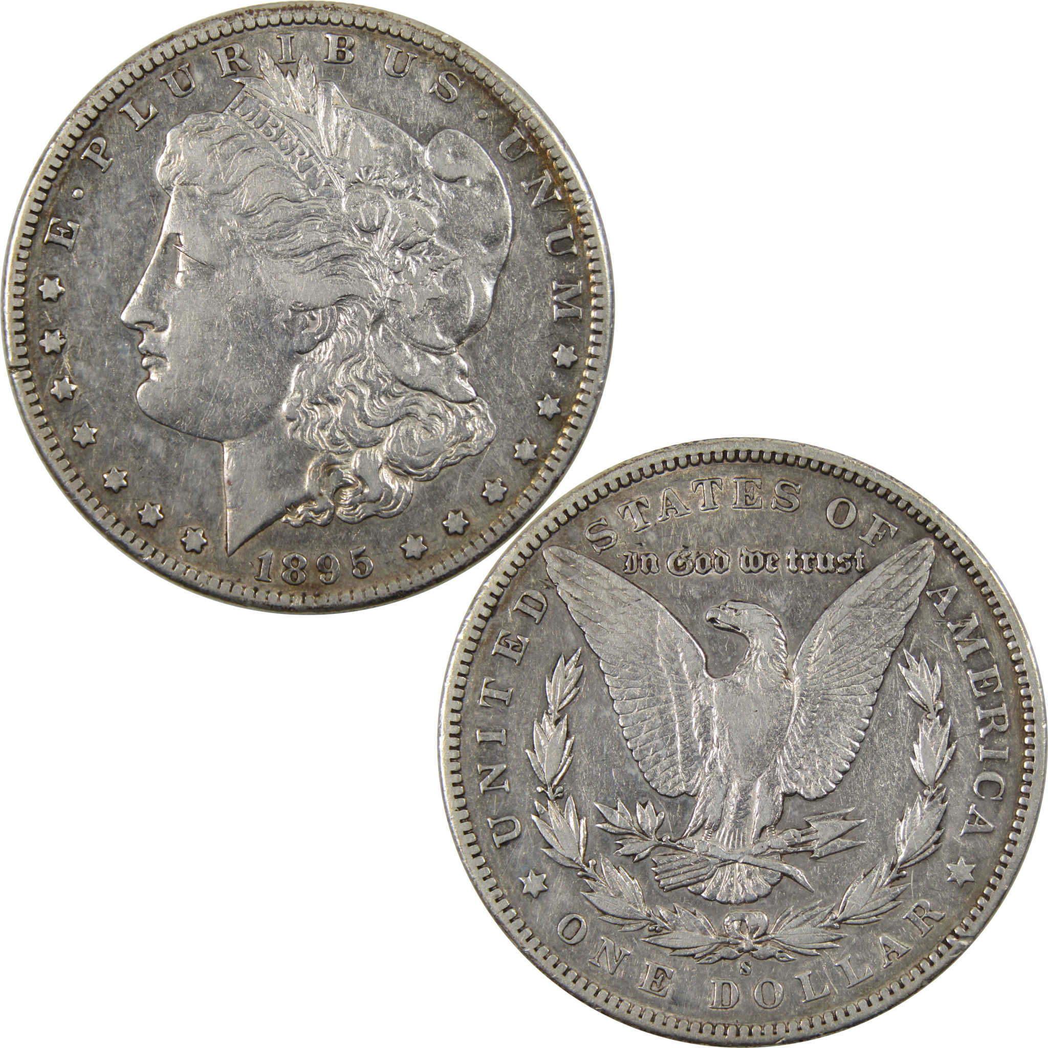 1895 S Morgan Dollar VF/XF Details Silver $1 Coin SKU:I10195 - Morgan coin - Morgan silver dollar - Morgan silver dollar for sale - Profile Coins &amp; Collectibles