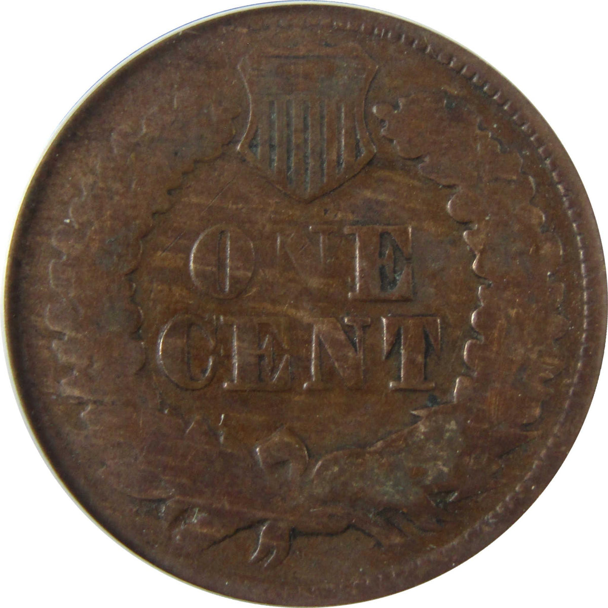 1864 L Indian Head Bronze Cent G 4 ANACS Obverse Lamination SKU:I27963