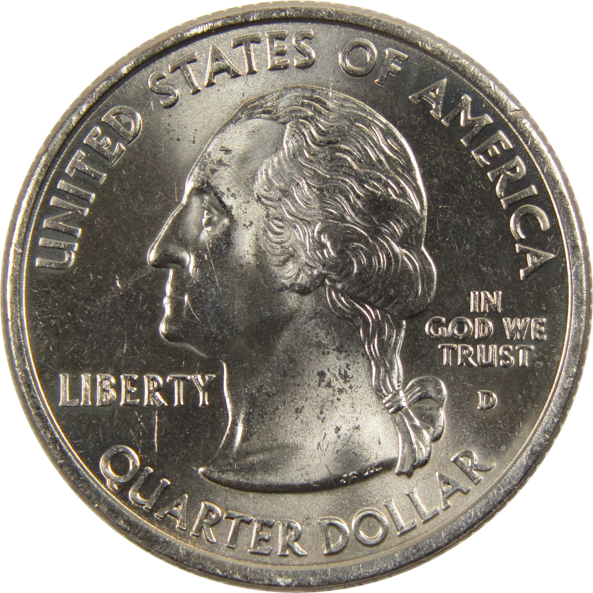 2002 D Ohio State Quarter BU Uncirculated Clad 25c Coin