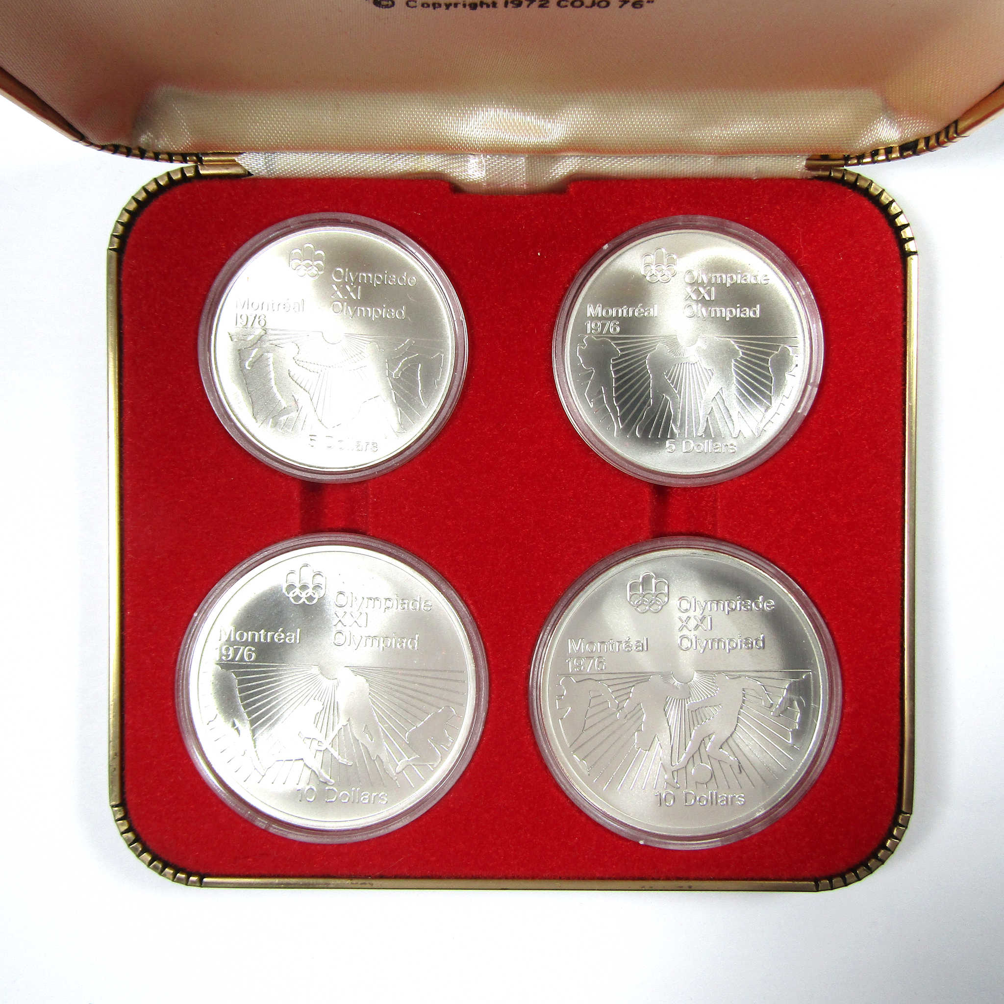 1976 Olympic Canadian Dollar 16 Piece Silver Dollar Set SKU:CPC6904