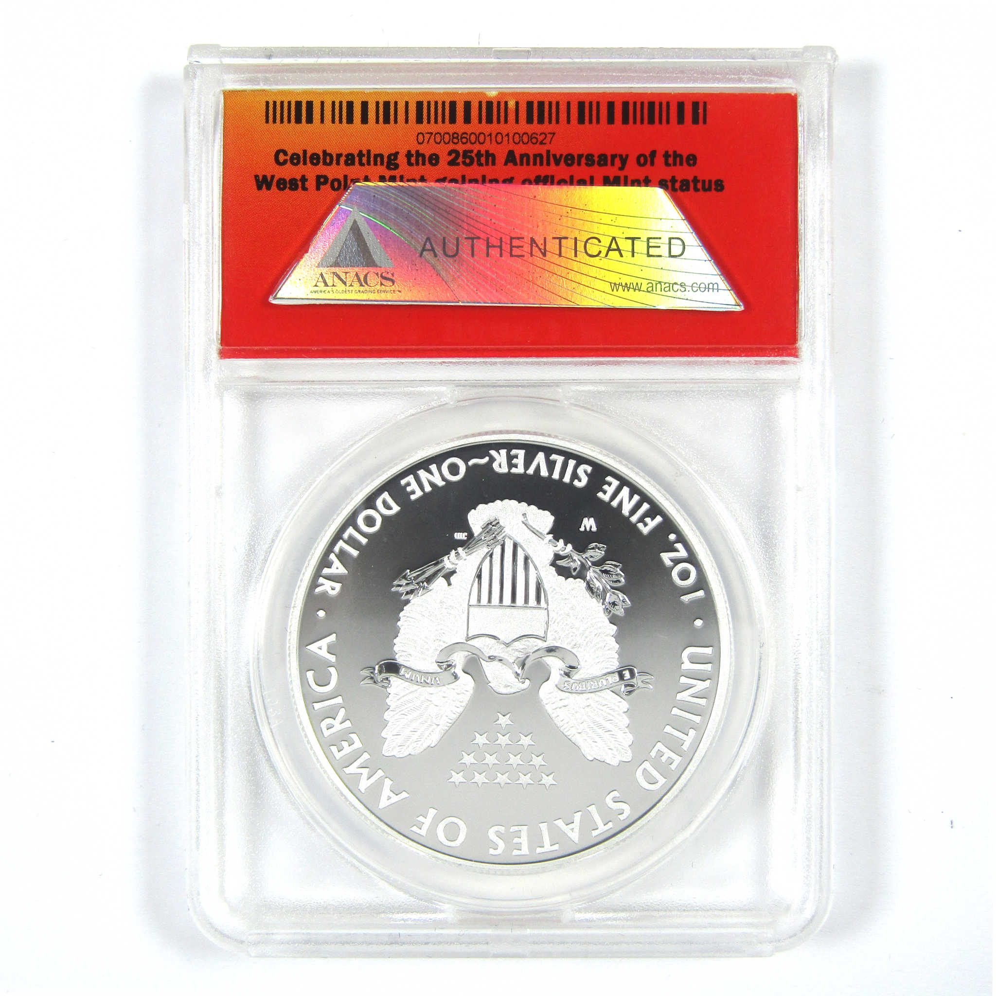 2013 American Eagle West Point Set RP 70 DCAM EU 70 ANACS SKU:CPC8064