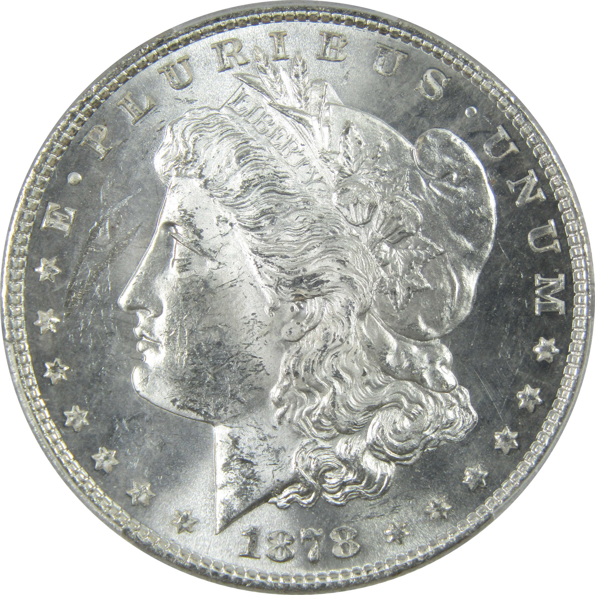 1878 8TF Morgan Dollar MS 62 PCGS Silver $1 Uncirculated SKU:I14841 - Morgan coin - Morgan silver dollar - Morgan silver dollar for sale - Profile Coins &amp; Collectibles