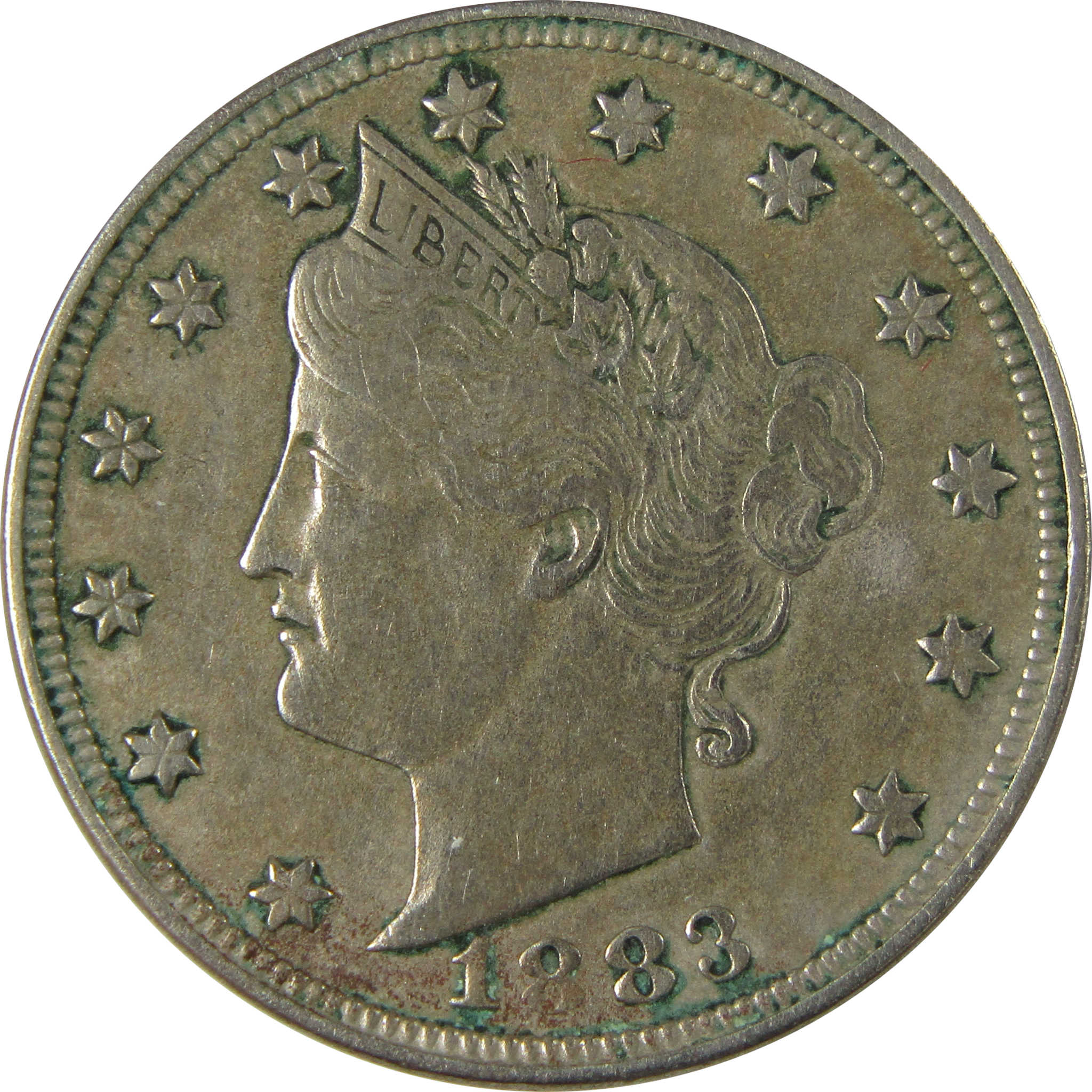 1883 No Cents Liberty Head V Nickel VF Very Fine Details SKU:I26522