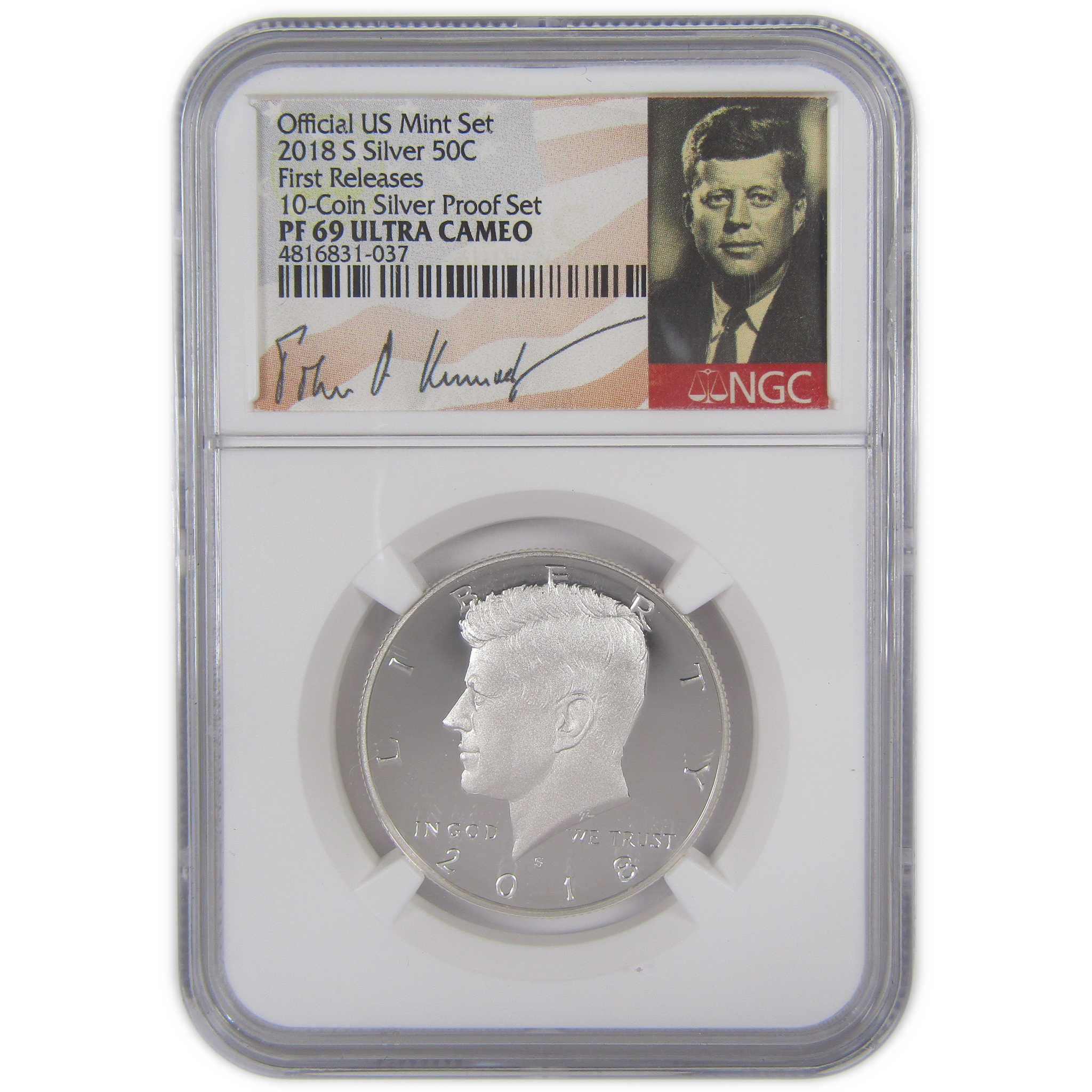 2018 S Kennedy Half Dollar PF 69 UCAM NGC Silver Proof 50c SKU:CPC9658