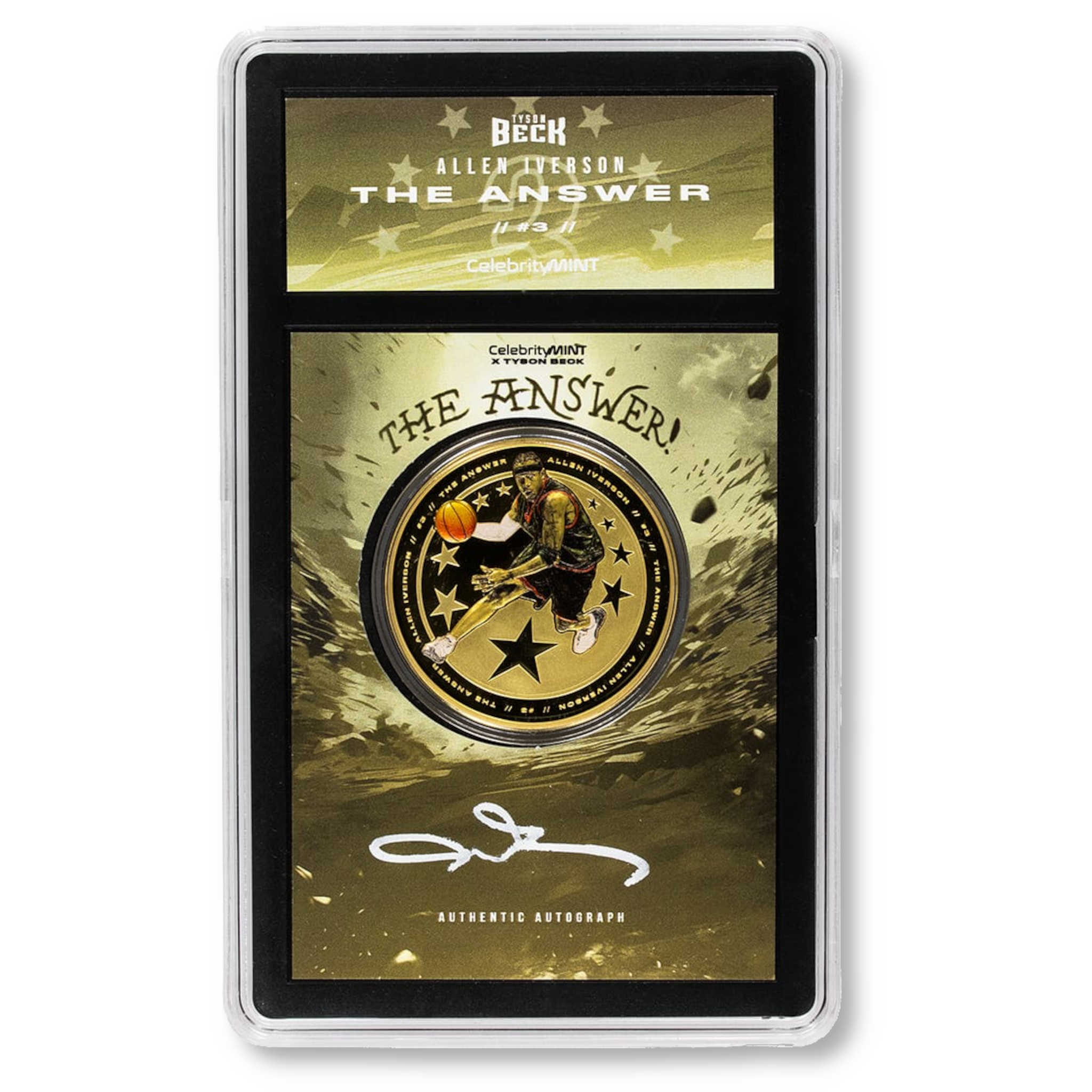 2026 Allen Iverson 1 oz Silver Collectible Coin Blind Box SKU:OPC277
