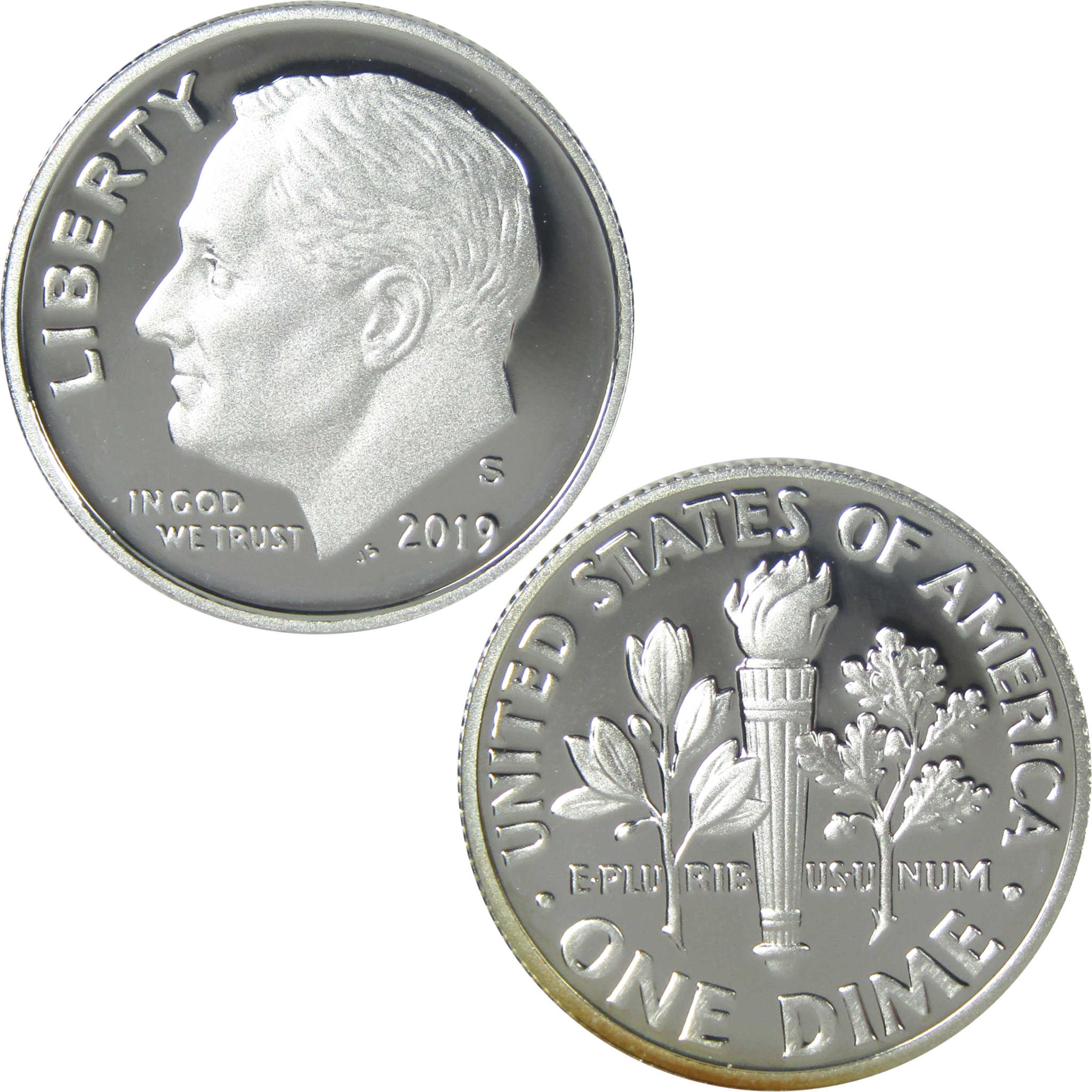 2019 S Roosevelt Dime Choice Proof .999 Silver 10c Coin