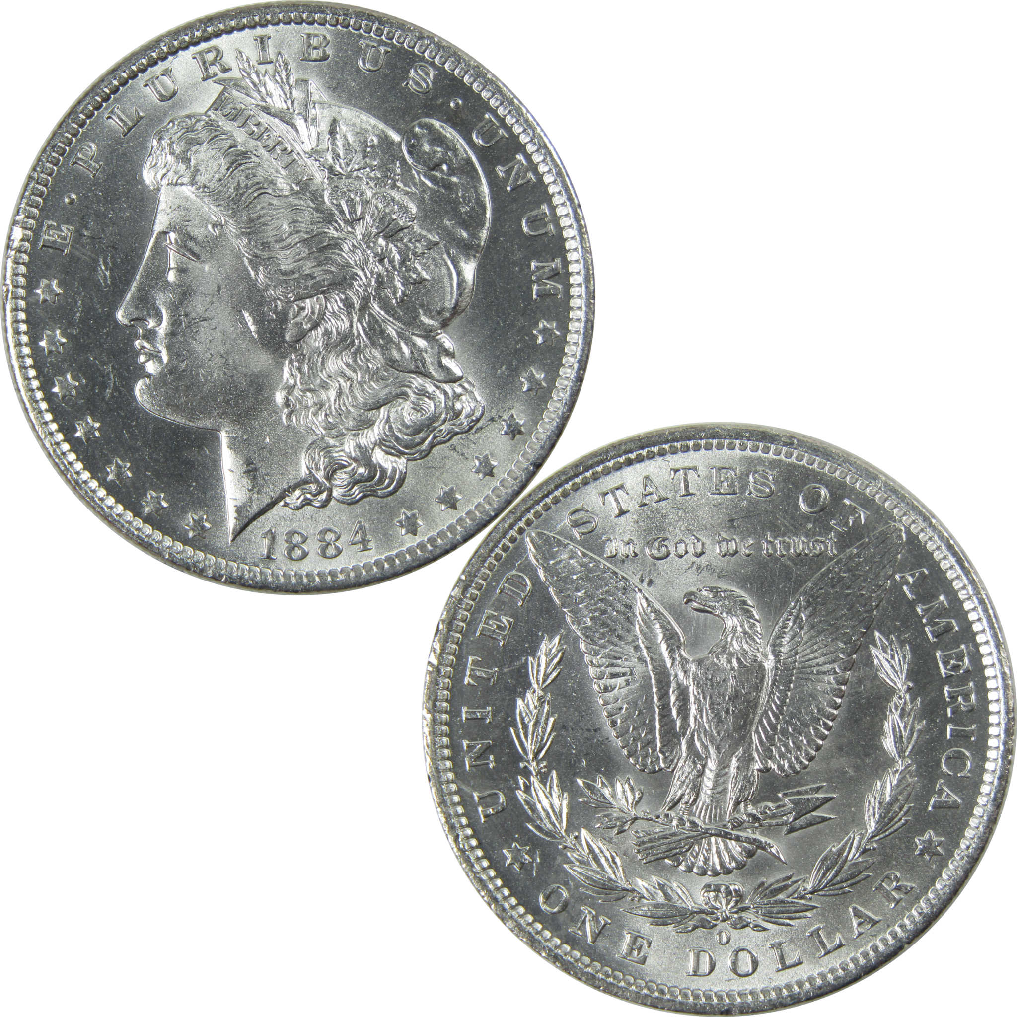 1884 O Morgan Dollar Uncirculated Silver $1 Coin SKU:I16620 - Morgan coin - Morgan silver dollar - Morgan silver dollar for sale - Profile Coins &amp; Collectibles