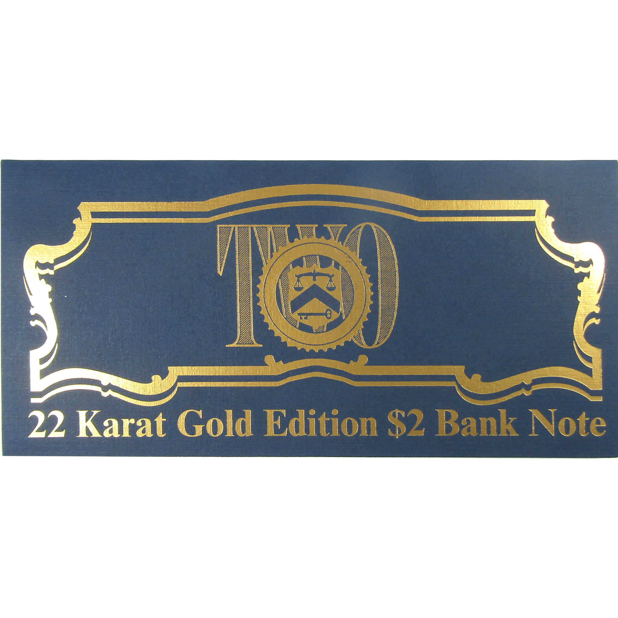 2009 $2 Federal Reserve Note 22 Karat Gold Foil Edition SKU:CPC9397