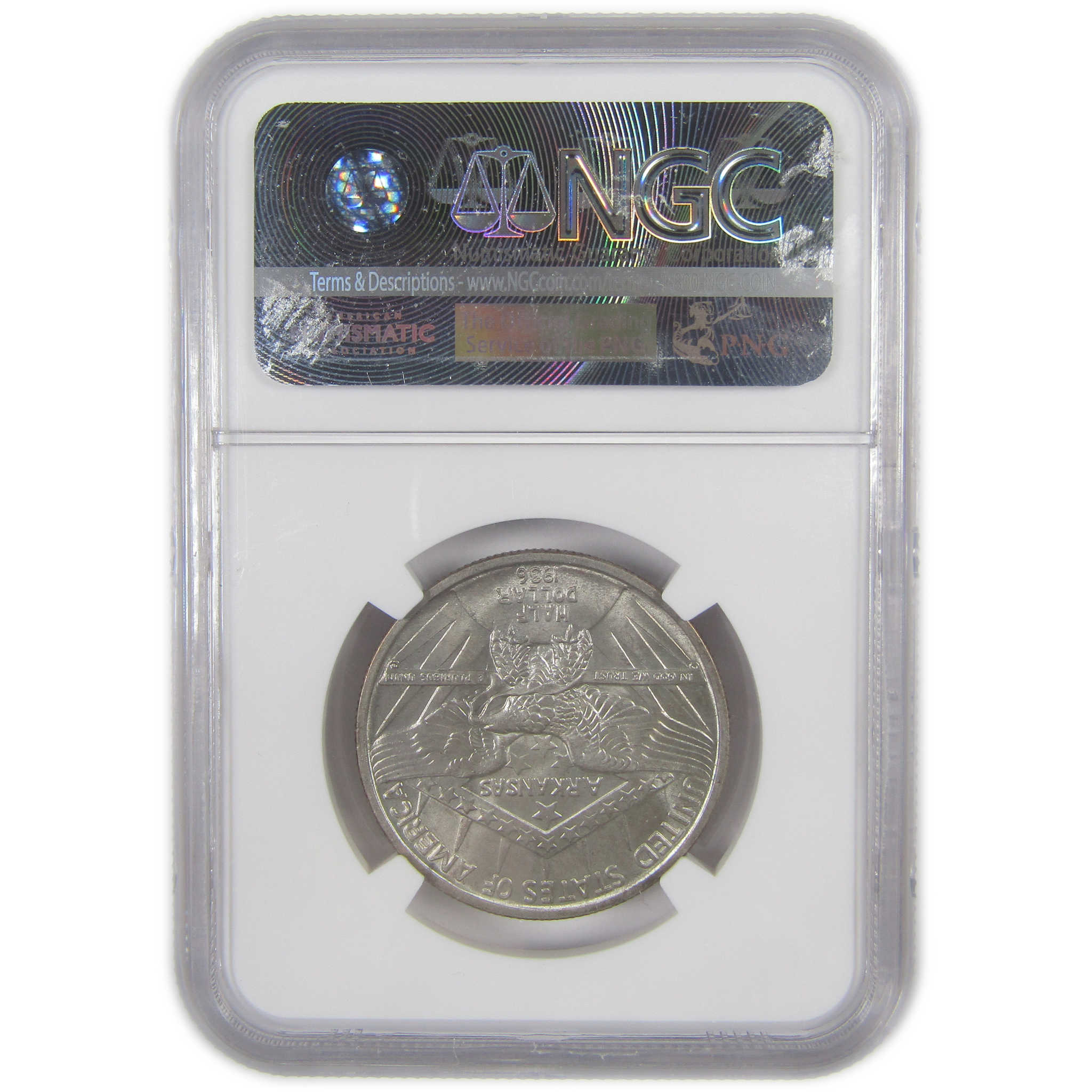 Arkansas Robinson Commemorative Half 1936 MS 64 NGC Silver SKU:I17416