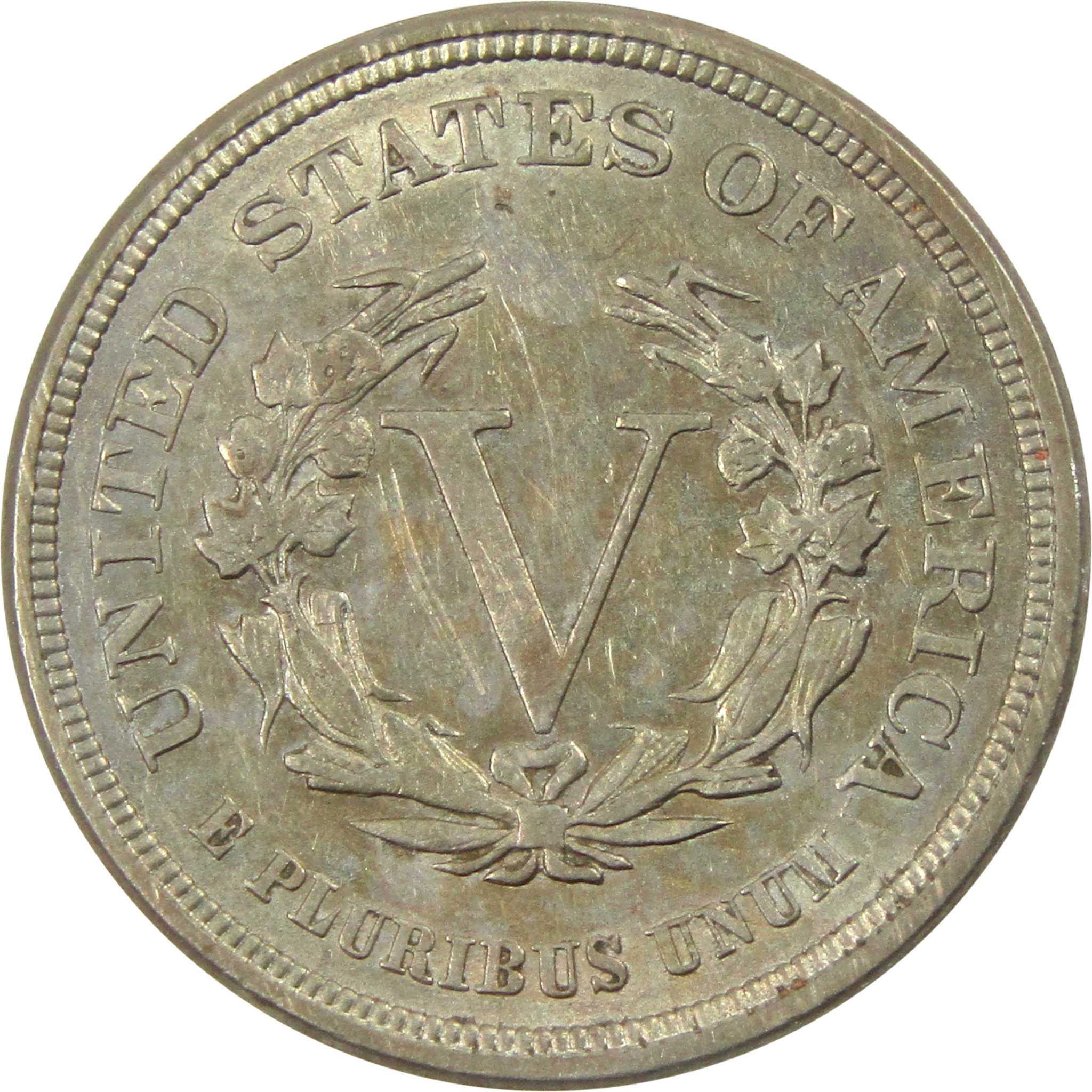 1883 No Cents Liberty Head V Nickel XF EF Extremely Fine 5c SKU:I13857