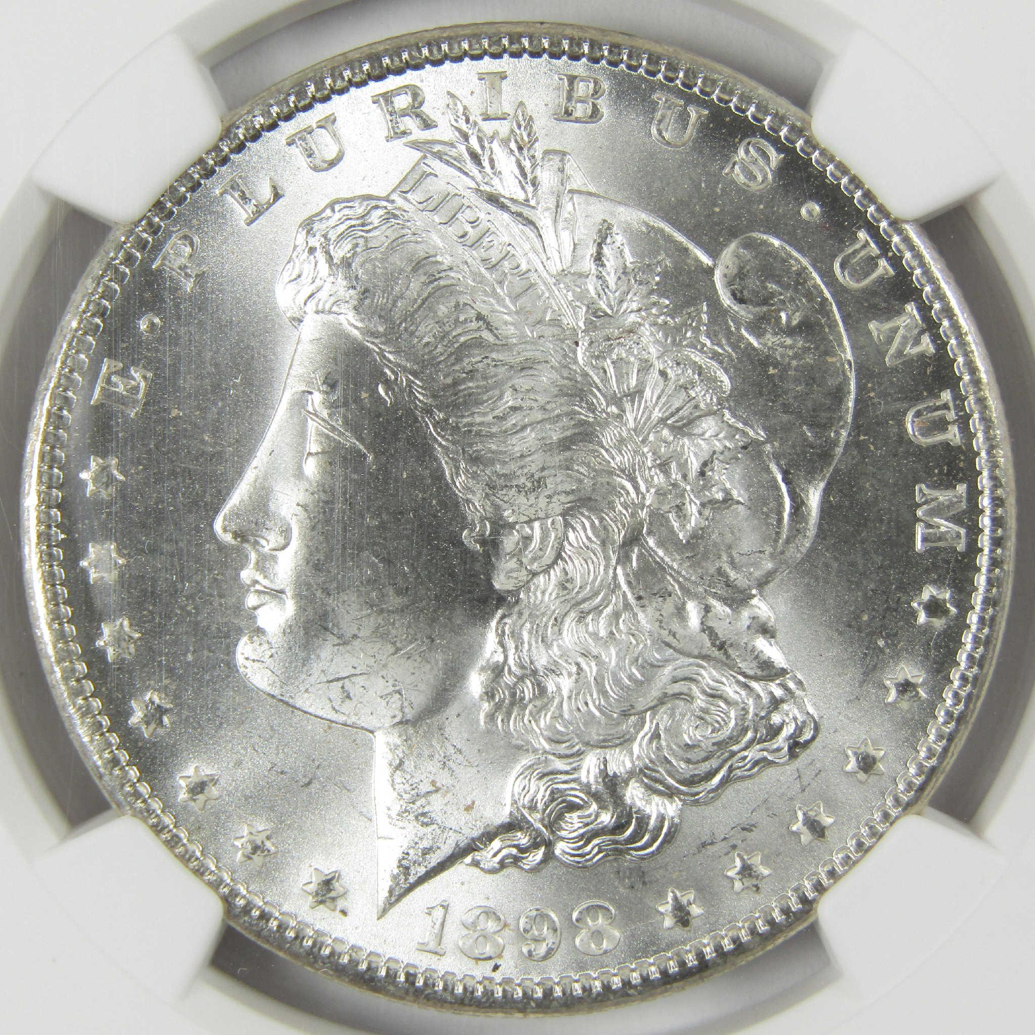 1898 O Morgan Silver Dollar MS 66 NGC Uncirculated $1 Coin Collectible - Morgan coin - Morgan silver dollar - Morgan silver dollar for sale - Profile Coins &amp; Collectibles