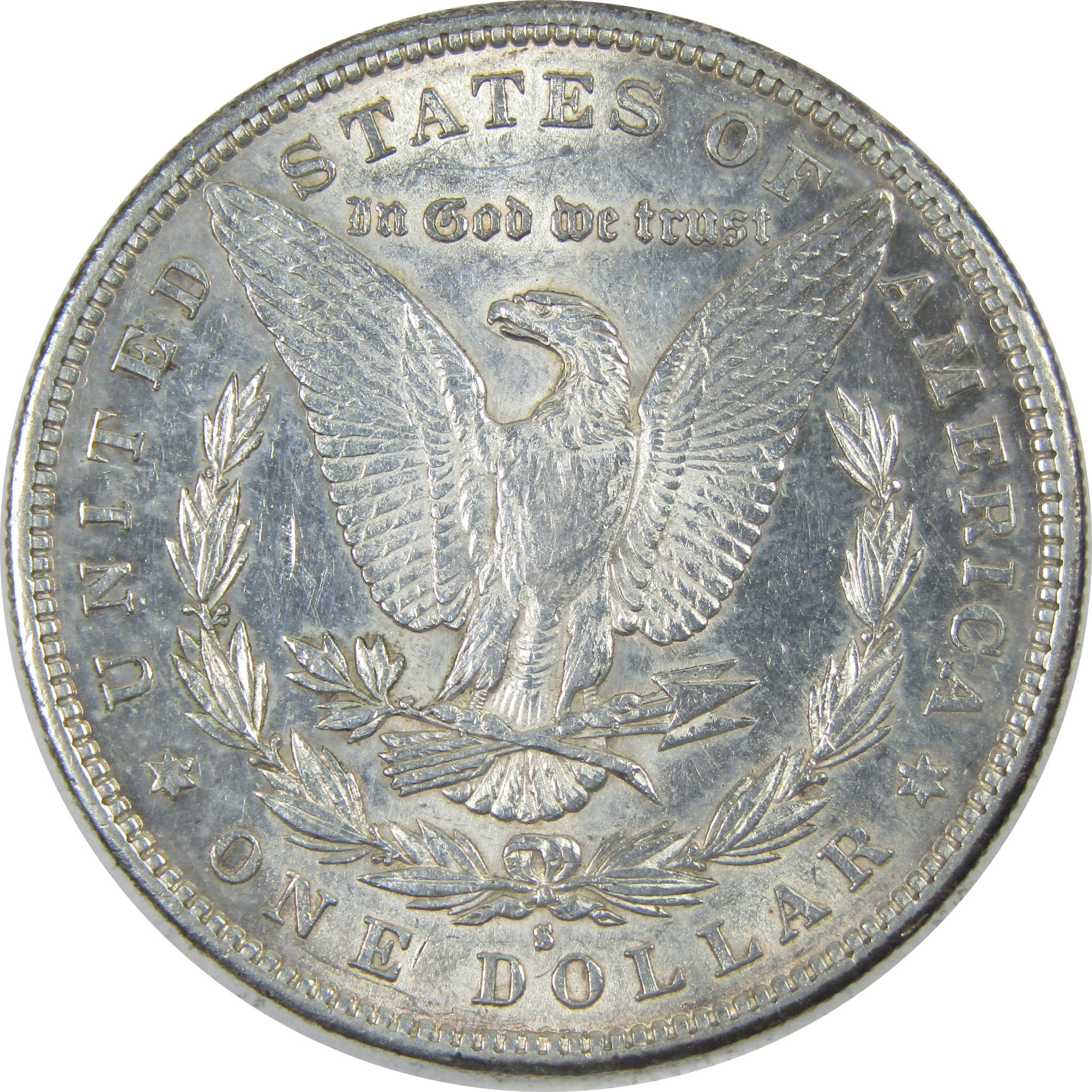 1887 S Morgan Dollar AU About Uncirculated Silver $1 Coin SKU:I16586 - Morgan coin - Morgan silver dollar - Morgan silver dollar for sale - Profile Coins &amp; Collectibles