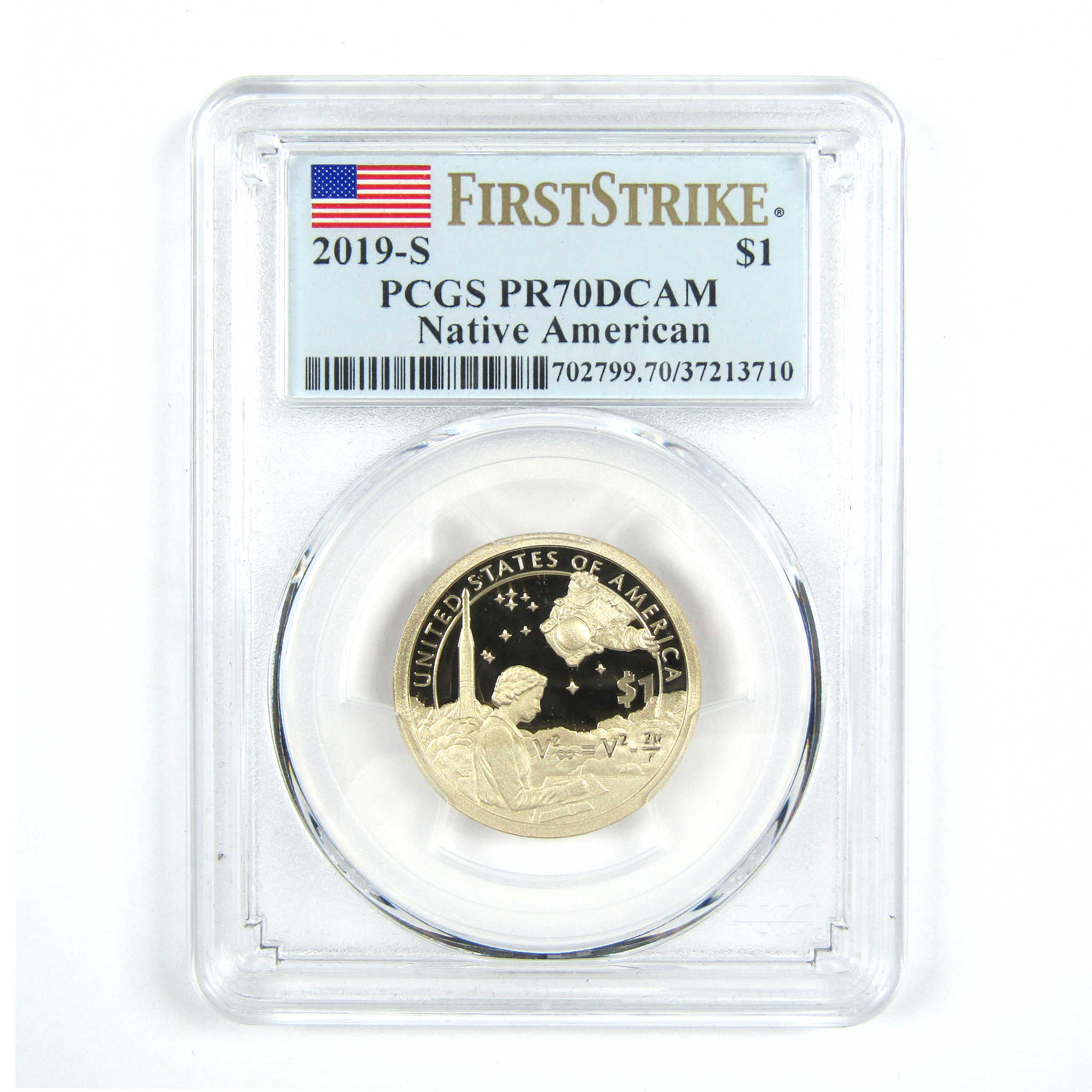2019 S American Indians in Space Native American Dollar SKU:CPC7703