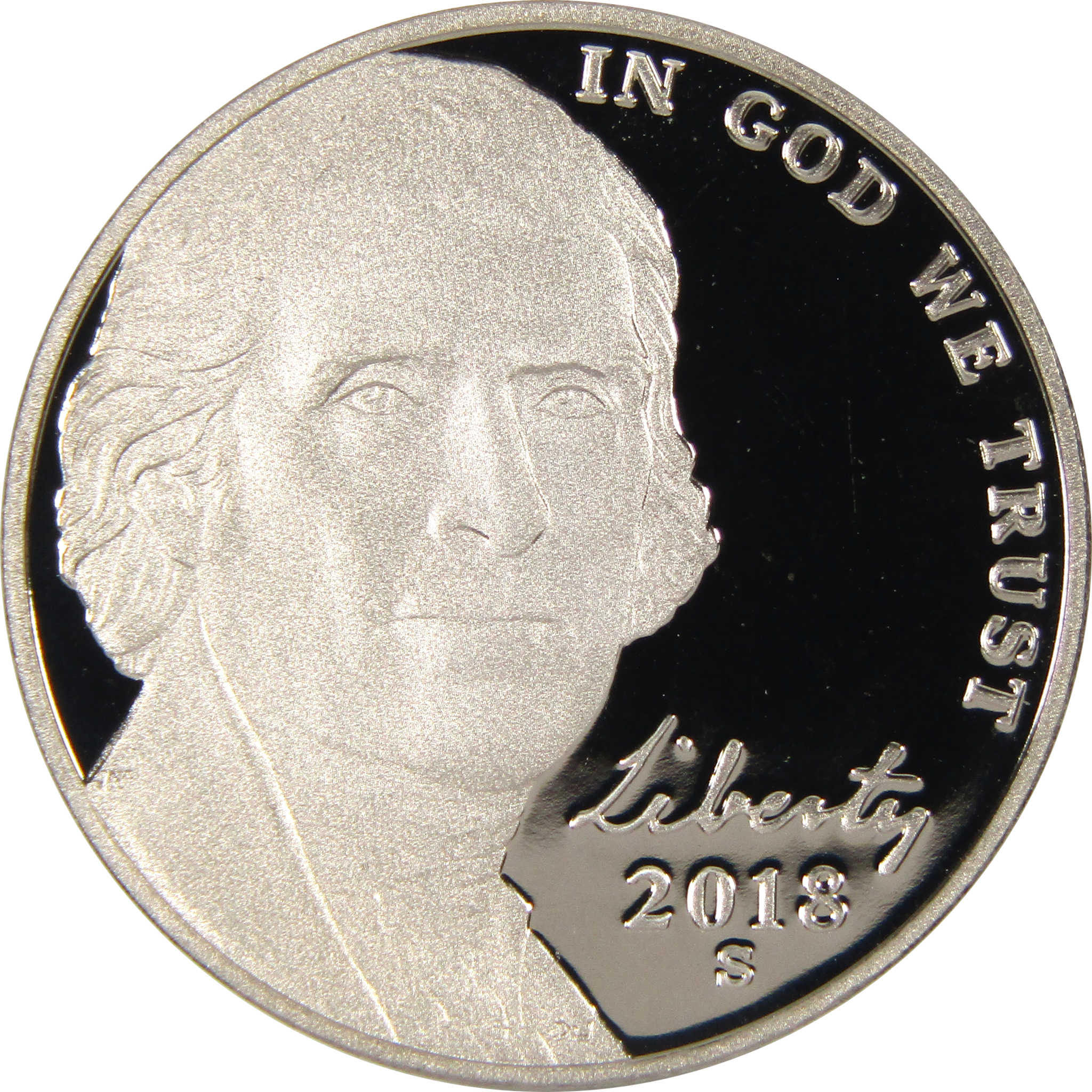 2018 S Jefferson Nickel 5c Proof Coin