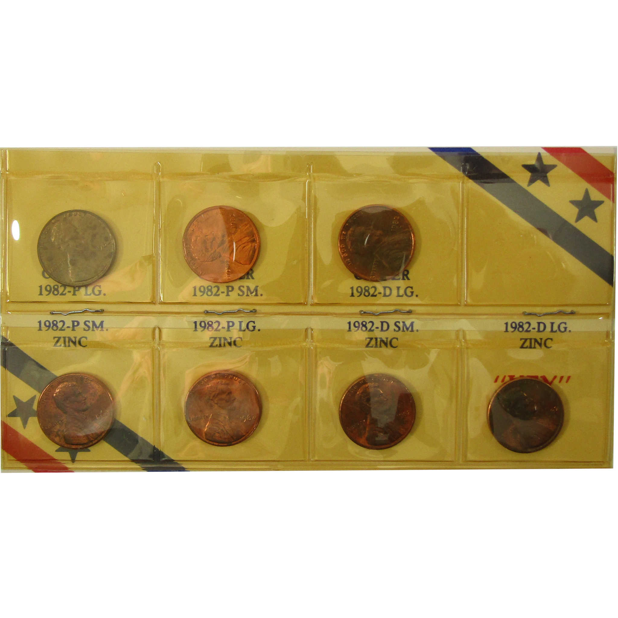 1982 P&D Unofficial 15-Coin Uncirculated Mint Set SKU:I28188