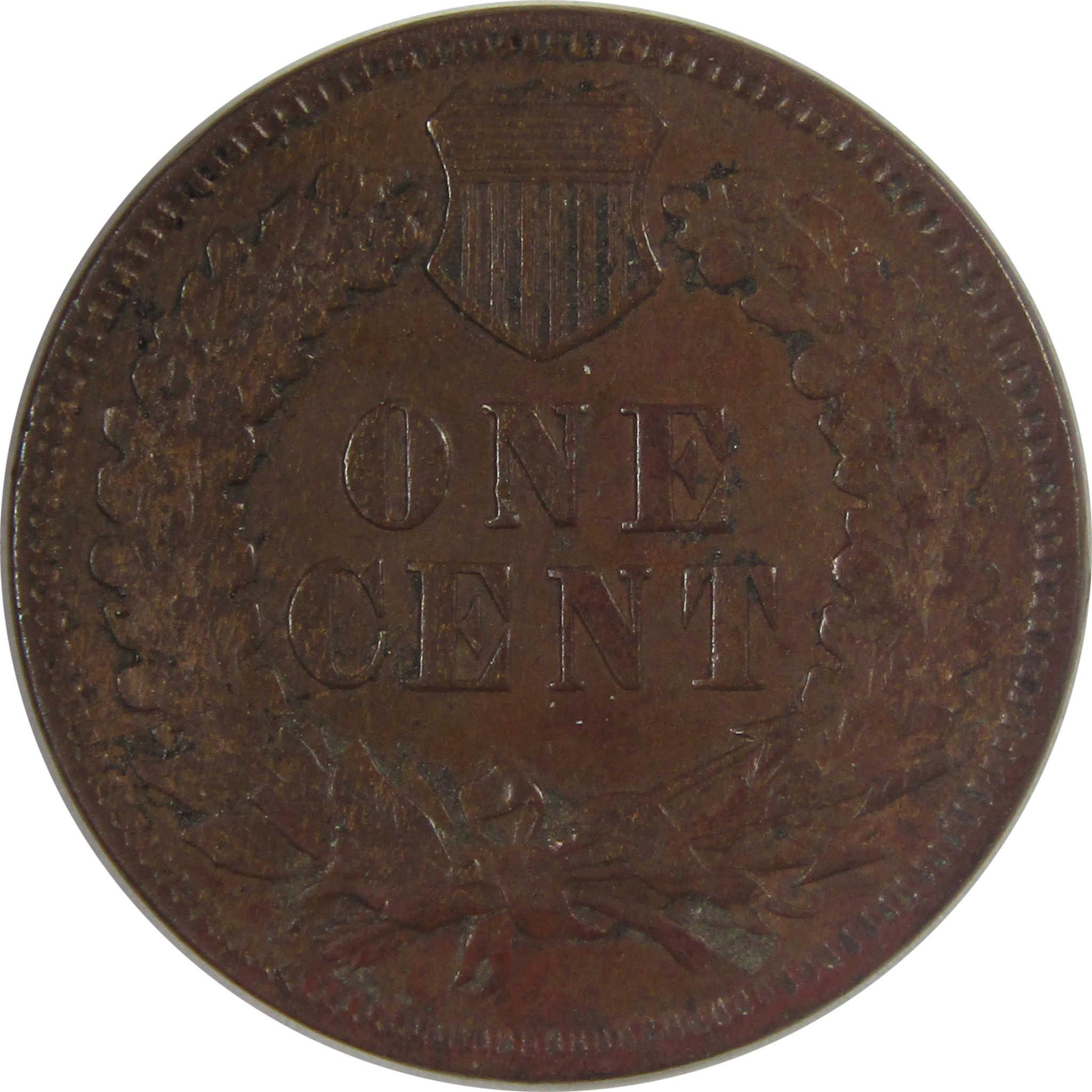 1871 Indian Head Cent XF EF Extremely Fine Penny 1c Coin SKU:I25186