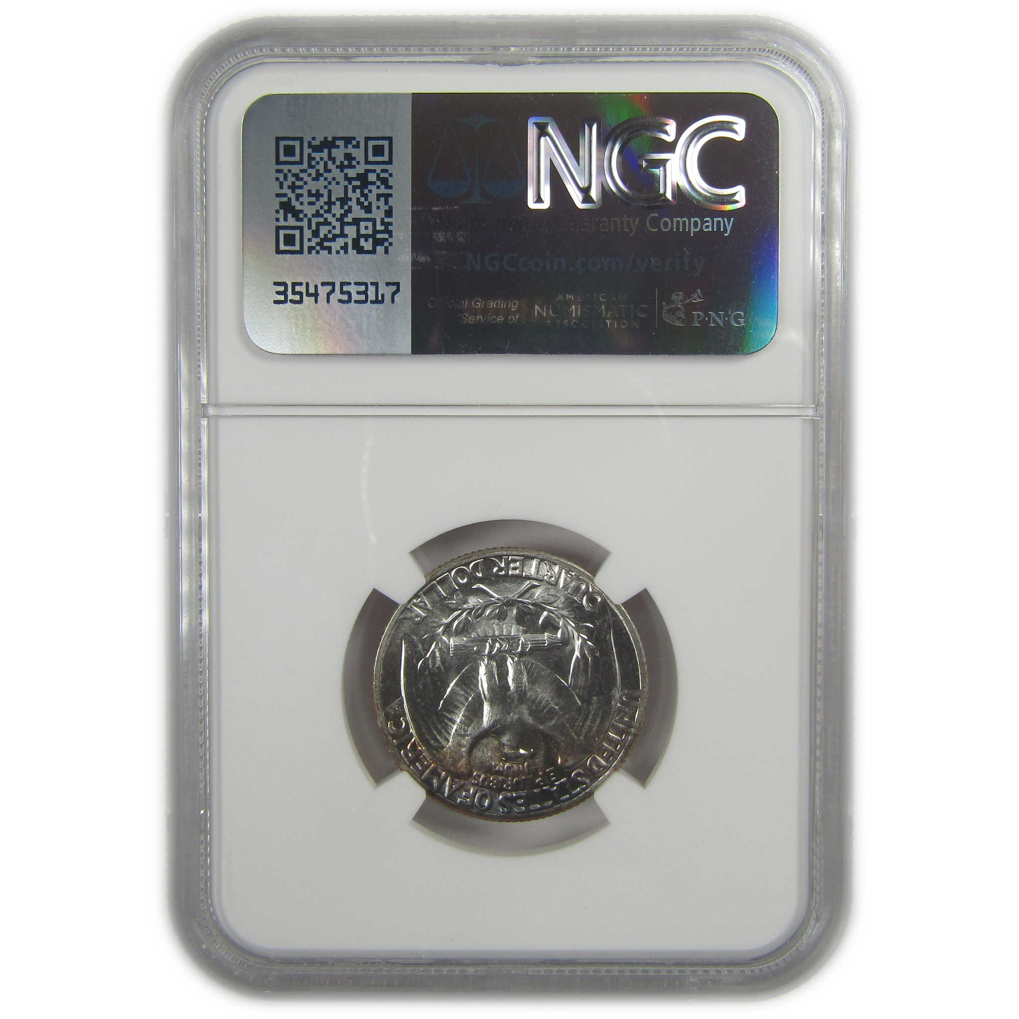 1955 Washington Quarter MS 66 NGC Silver Bag Fragment SKU:I20526