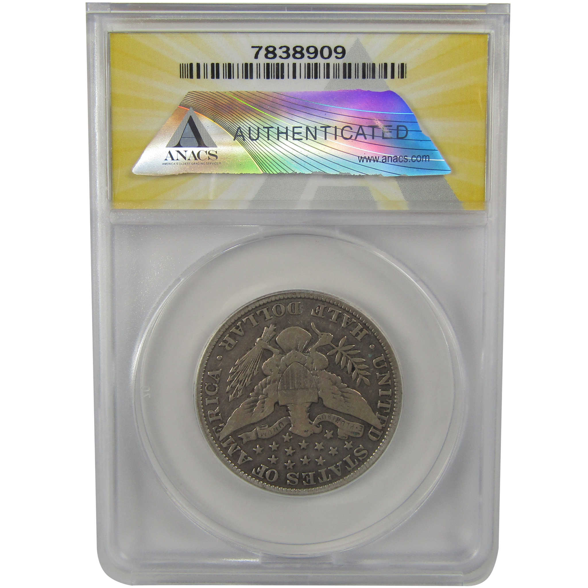 1909 Barber Half Dollar F 15 Details ANACS Silver 50c Coin SKU:I22340