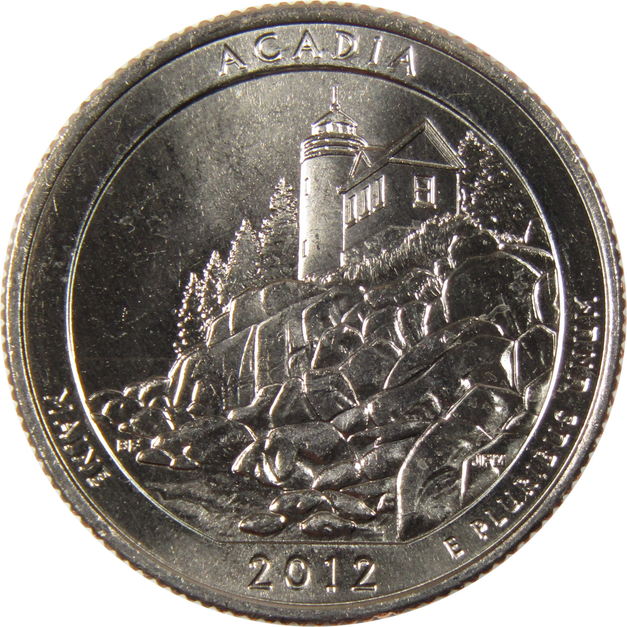 2012 S Acadia National Park Quarter BU Uncirculated Clad 25c Coin
