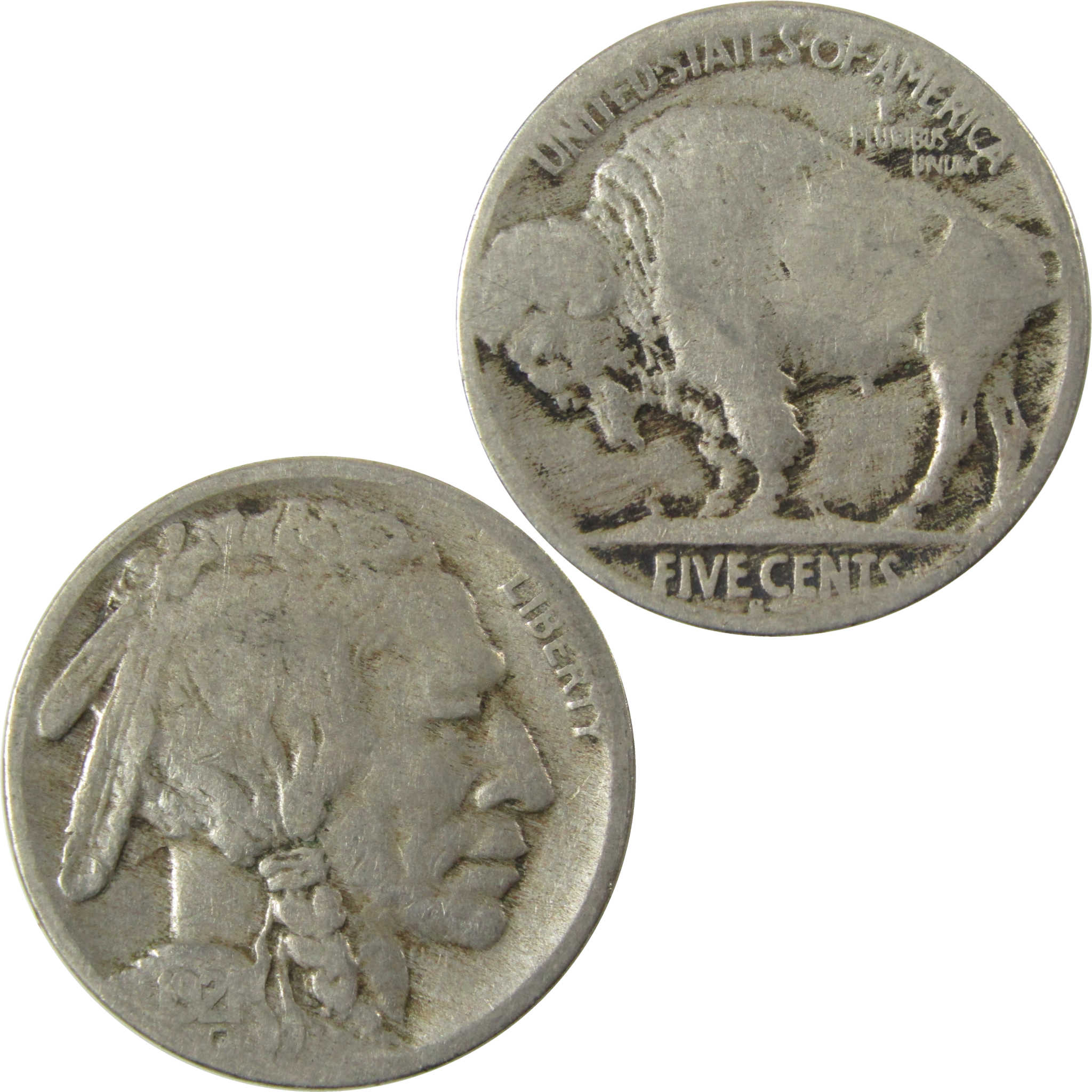 1921 S Indian Head Buffalo Nickel AG About Good 5c Coin SKU:I28130