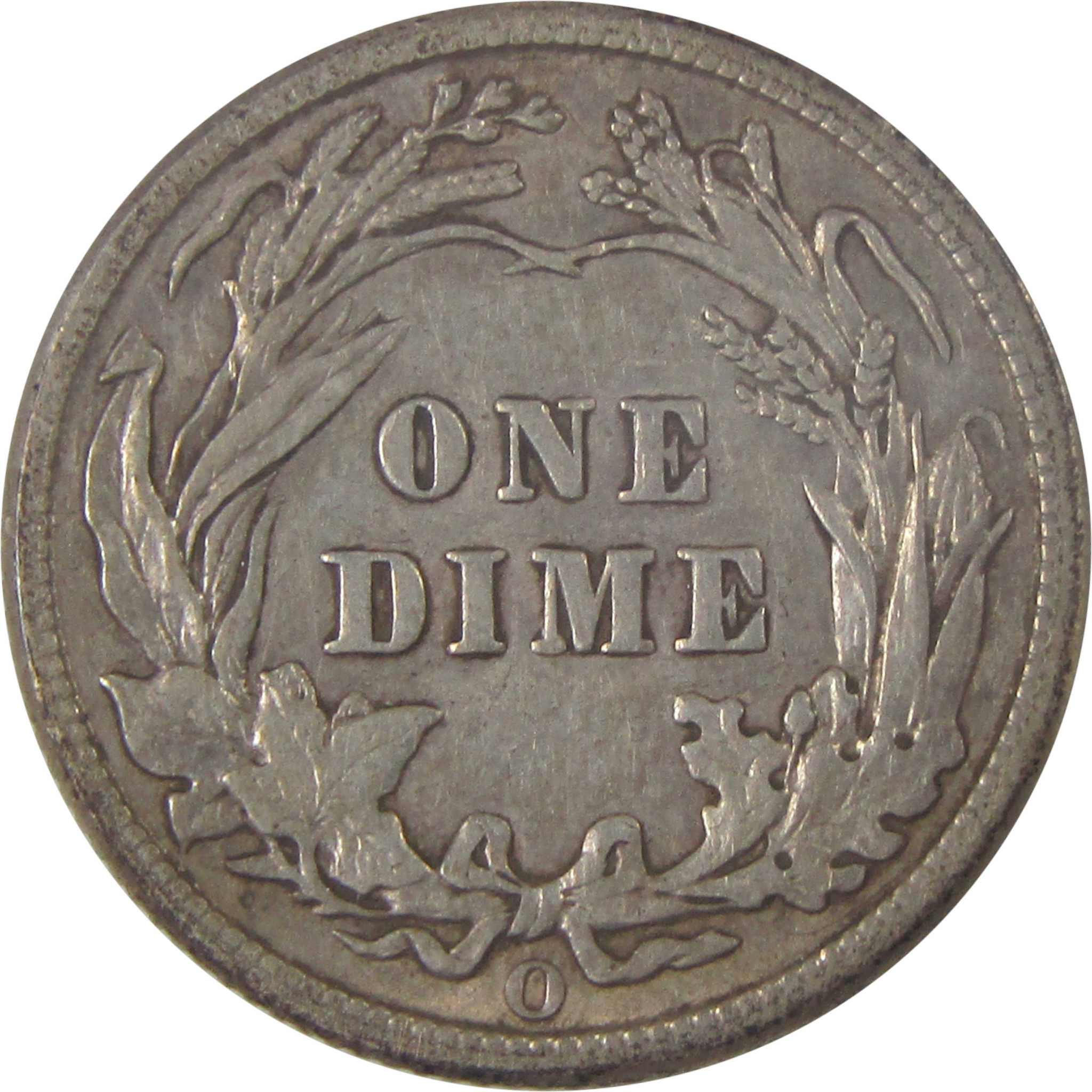 1907 O Barber Dime AU About Uncirculated Silver 10c Coin SKU:I17035