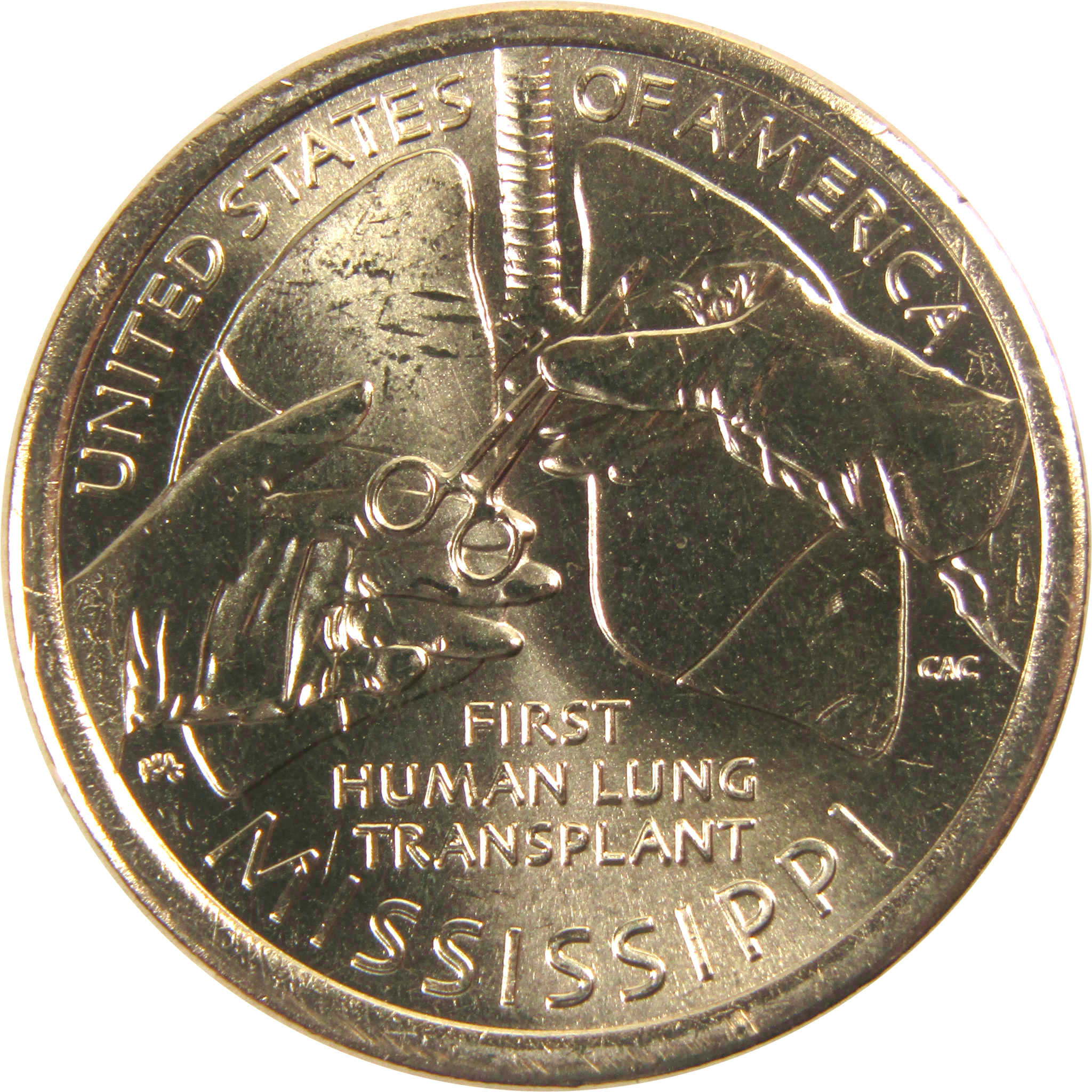 2023 P Human Lung Transplant American Innovation Dollar Uncirculated