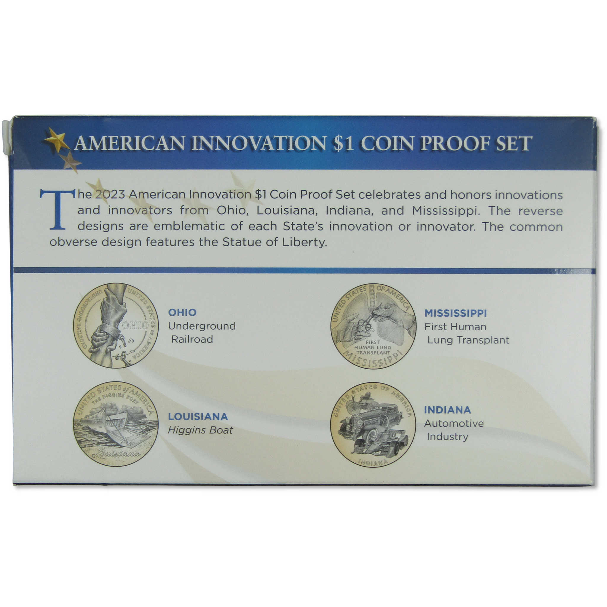 2023 American Innovation Dollar Proof Set U.S. Mint Packaging OGP COA