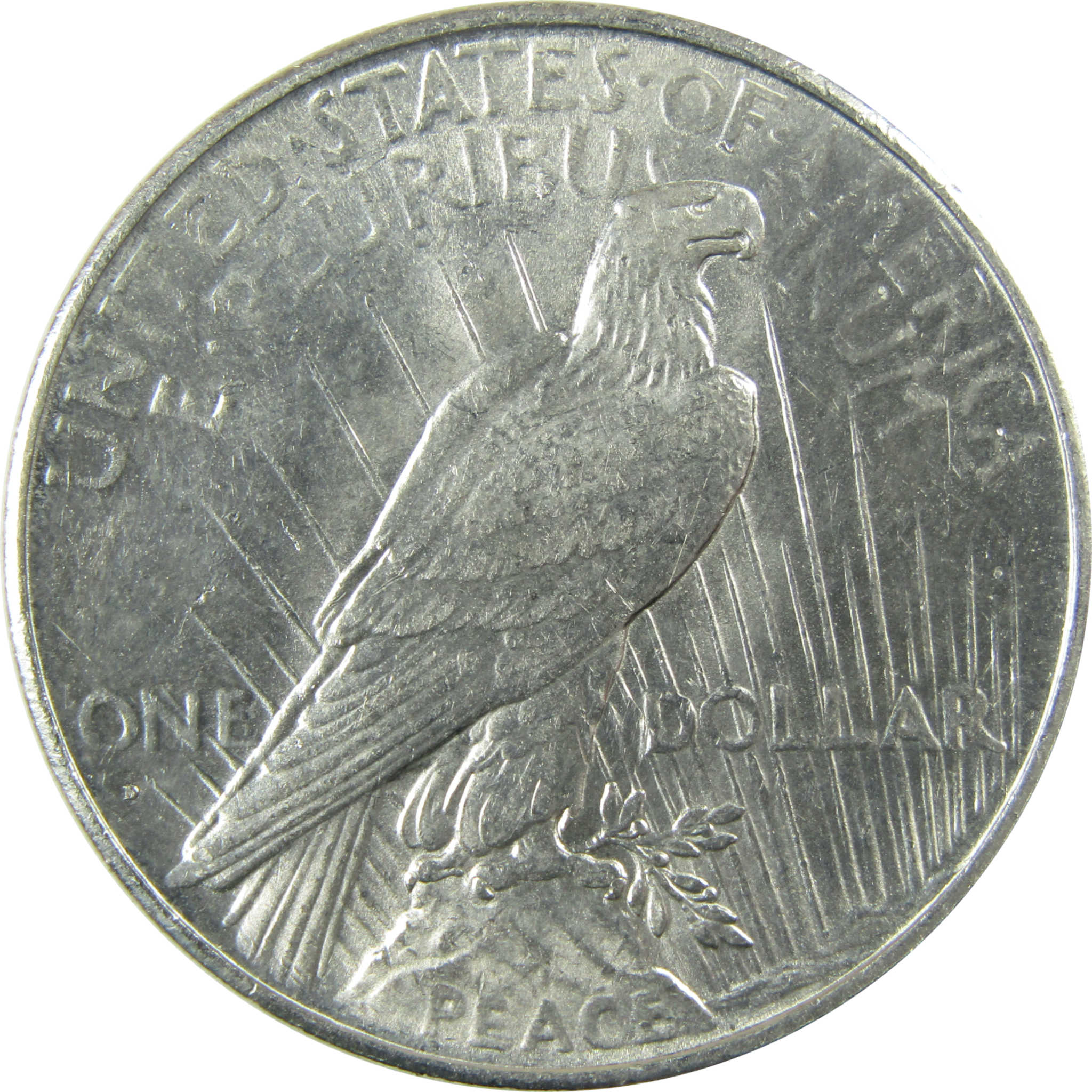 1934 D Peace Silver Dollar Borderline Uncirculated $1 Coin SKU:I24763