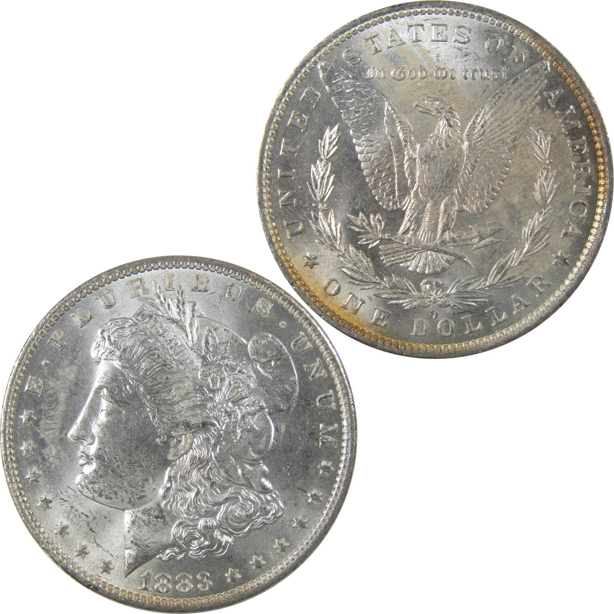 1883 O Morgan Silver Dollar Uncirculated Mint State Toned SKU:I24853