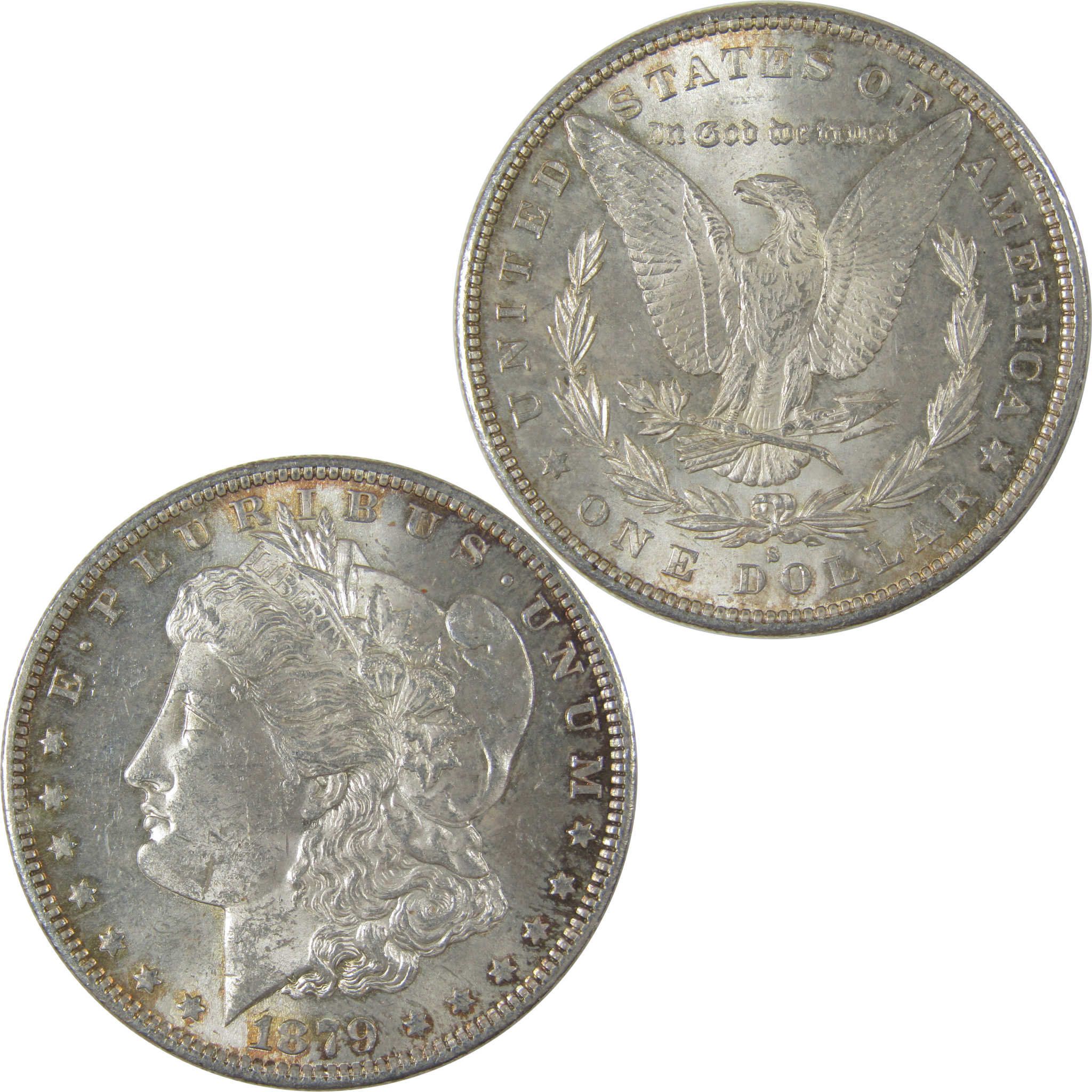 1879 S Morgan Dollar Uncirculated Silver $1 Coin SKU:I22705 - Morgan coin - Morgan silver dollar - Morgan silver dollar for sale - Profile Coins &amp; Collectibles