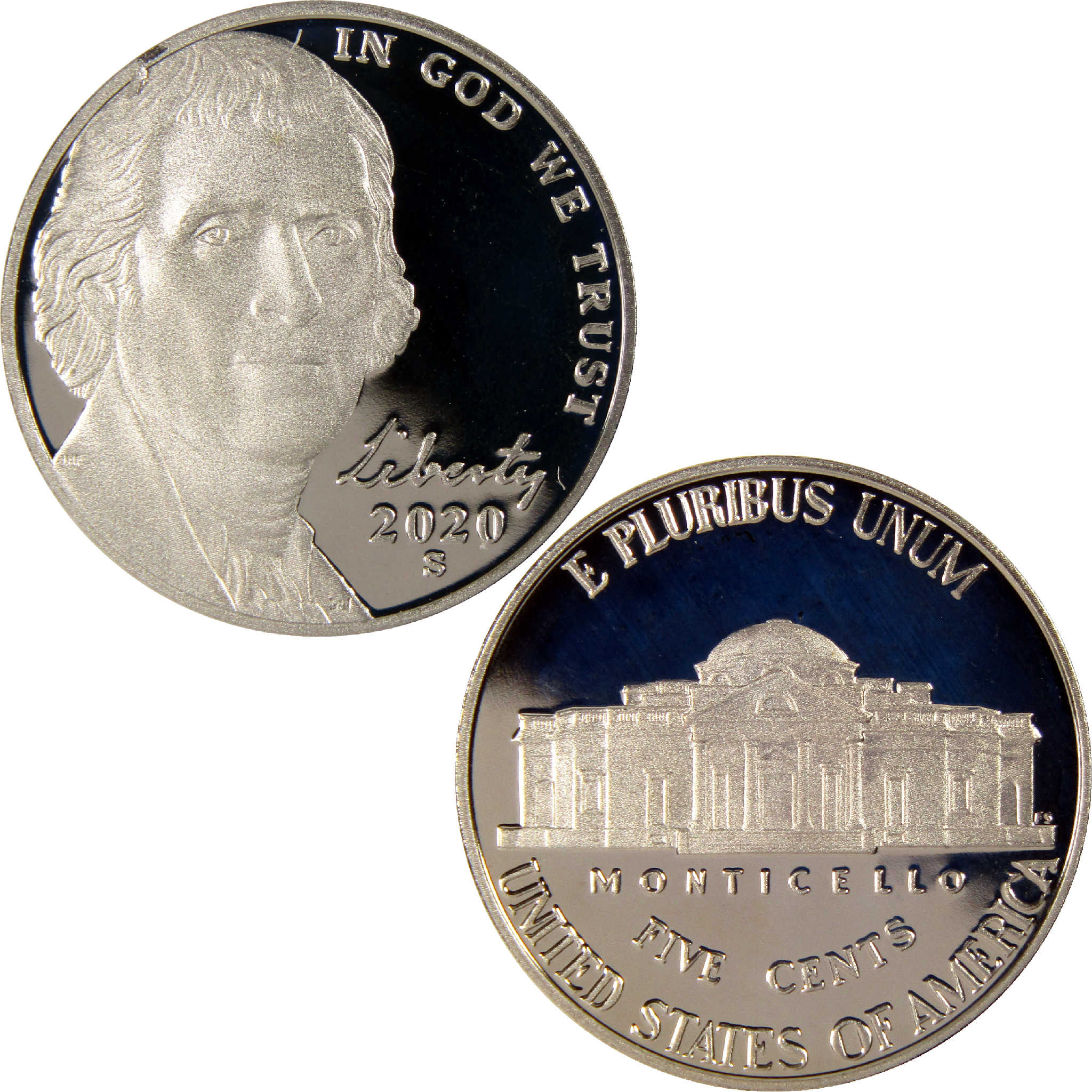 2020 S Jefferson Nickel Choice Proof 5c Coin