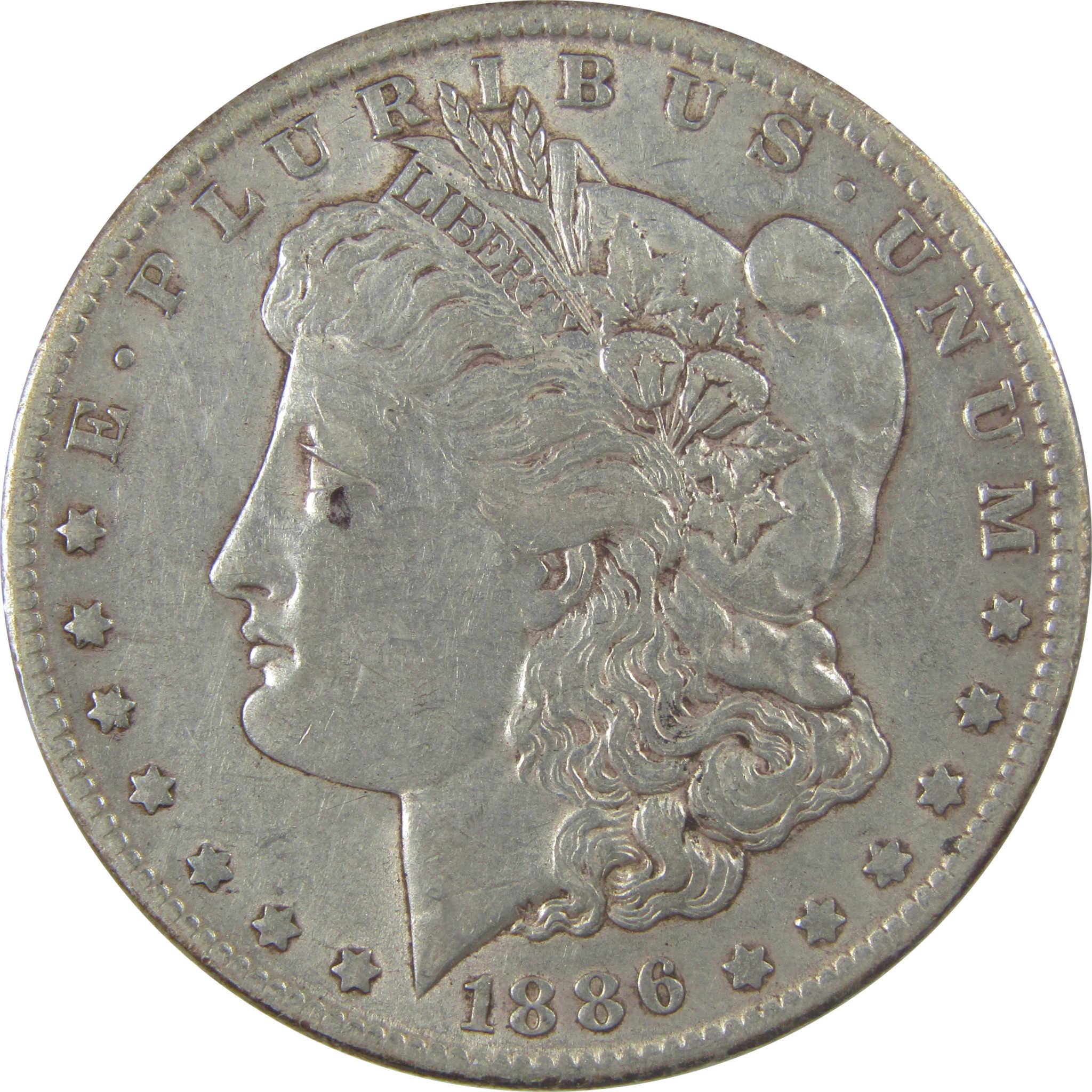 1886 O Morgan Silver Dollar XF EF Extremely Fine $1 Coin SKU:I25299 - Morgan coin - Morgan silver dollar - Morgan silver dollar for sale - Profile Coins &amp; Collectibles