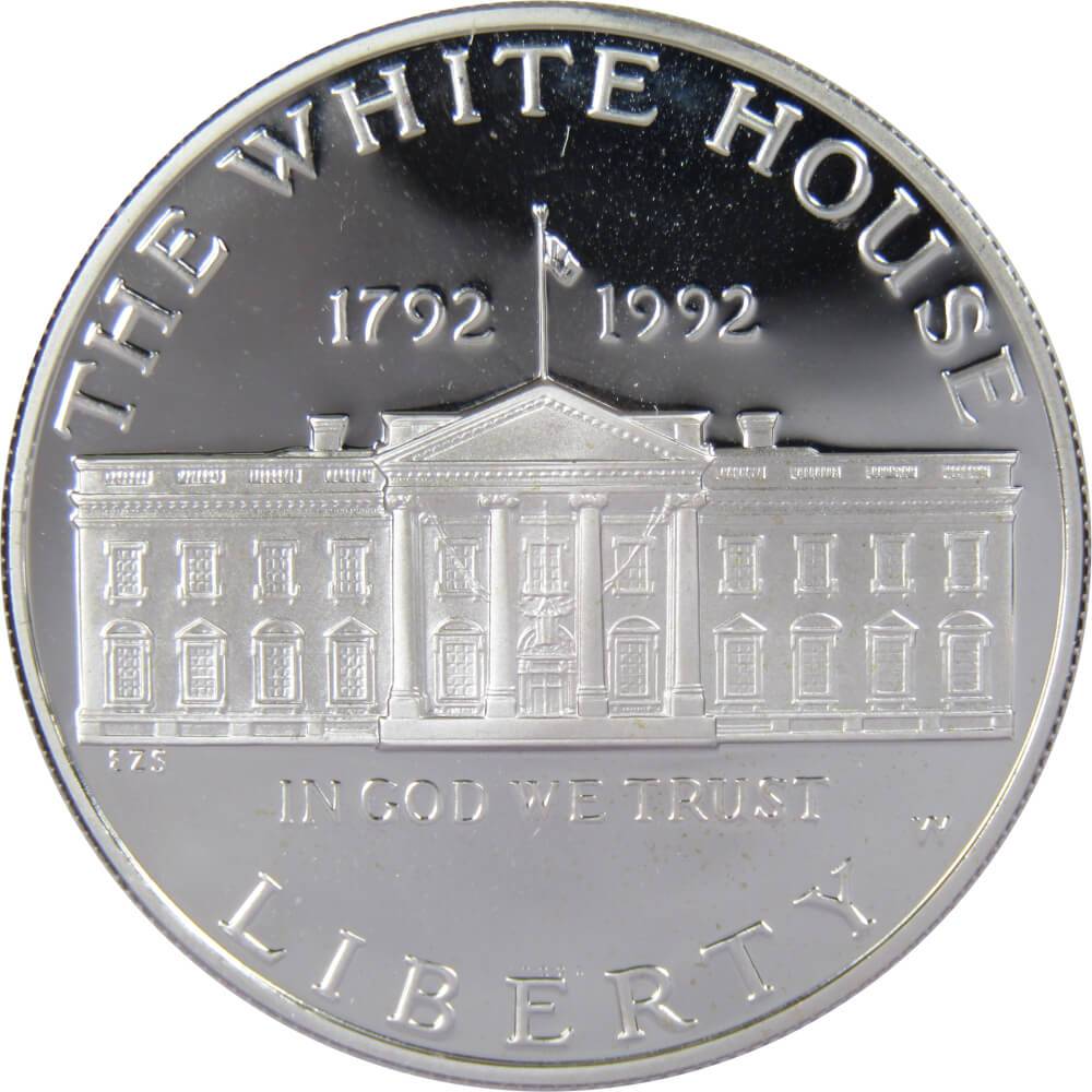 White House 200th Anniversary Commemorative Dollar 1992 W Proof Silver