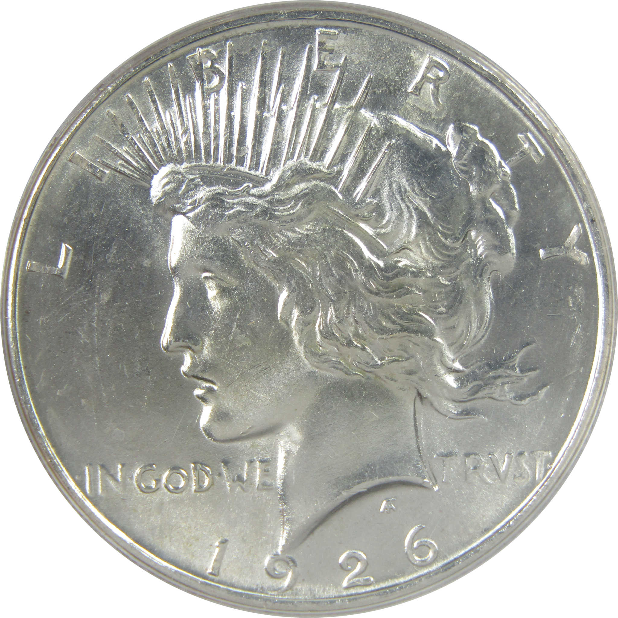 1926 D Peace Dollar MS 63 ANACS Silver $1 Uncirculated Coin SKU:I16391