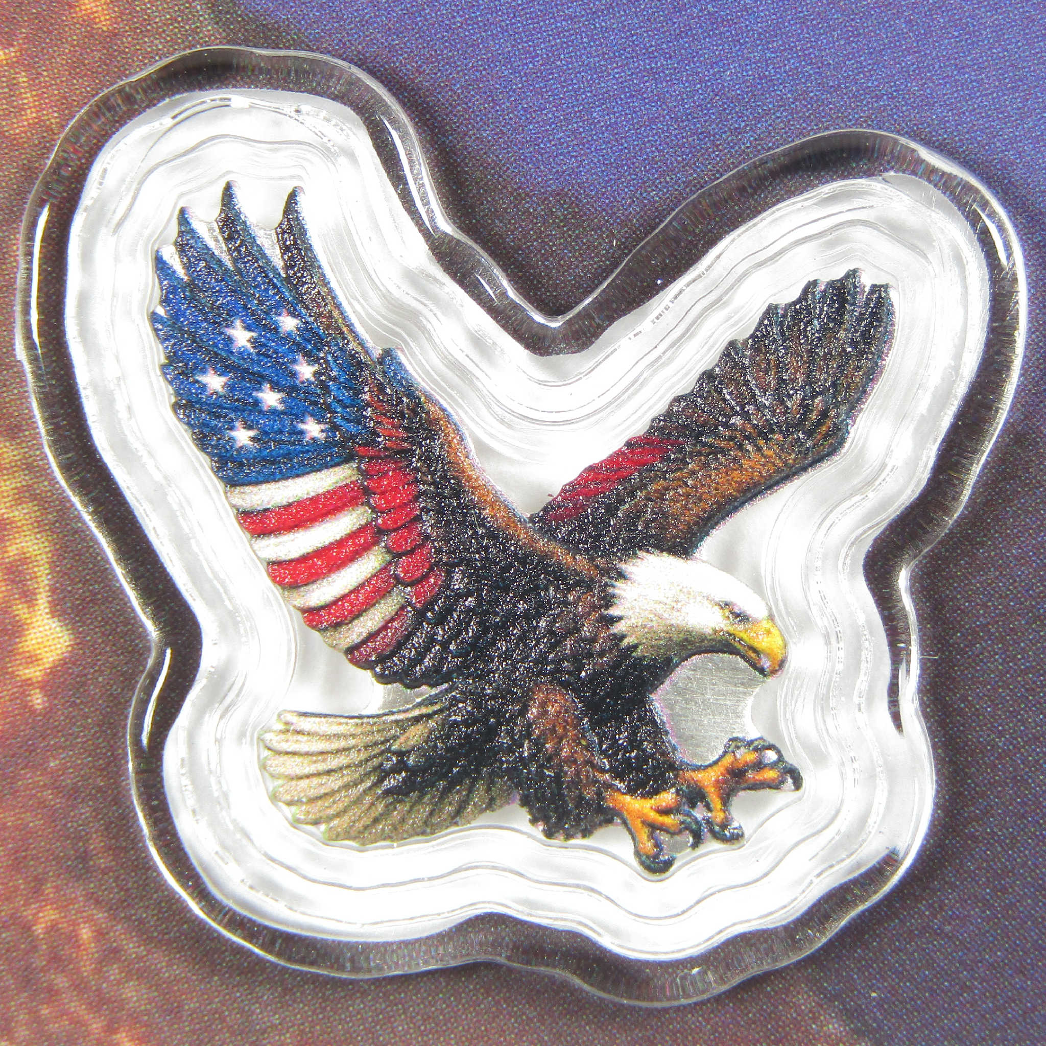 2026 American Bald Eagle Shaped 1 Gram .999 Silver Bar SKU:OPC260