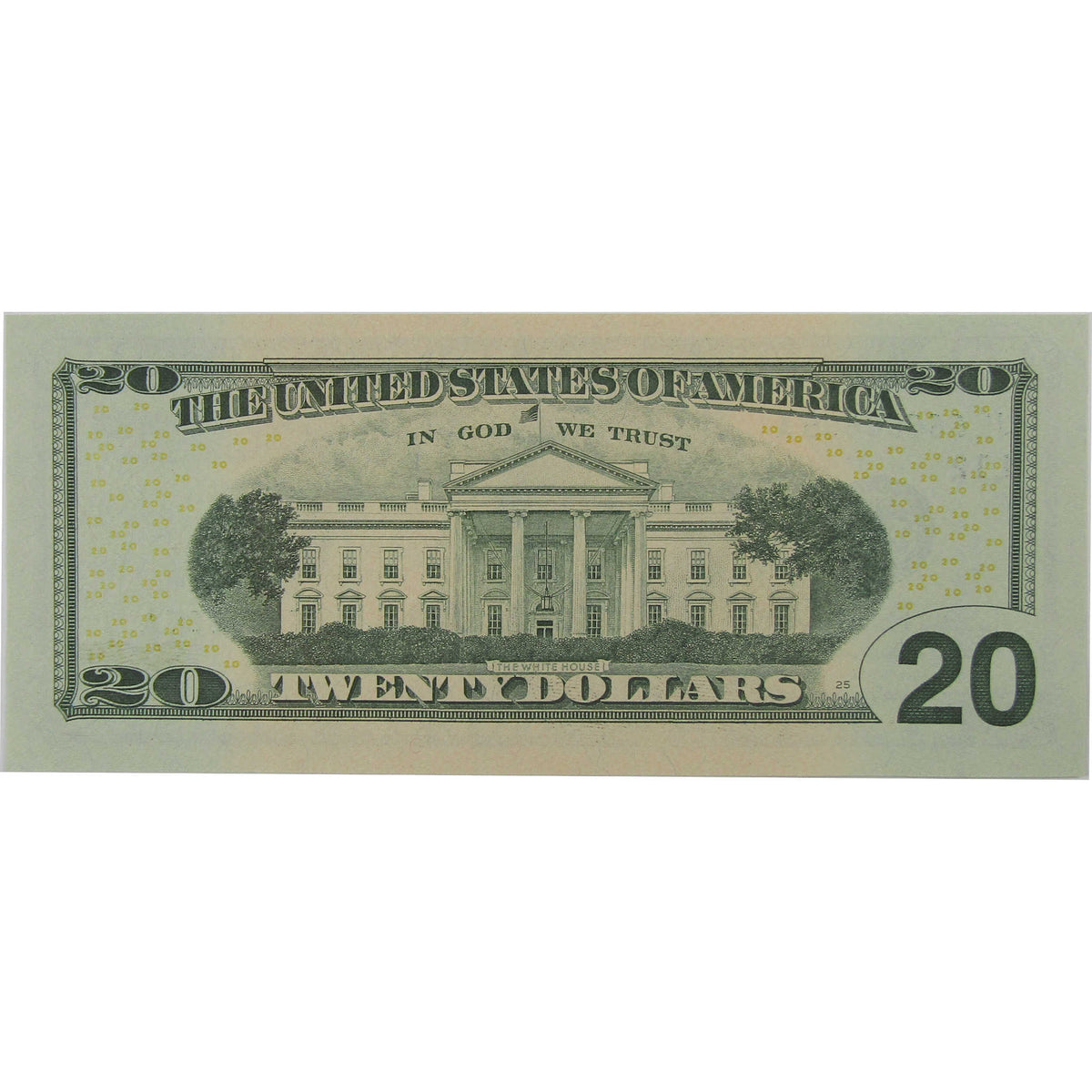 $20 Federal Reserve Note Uncirculated Serial Block Starts With Six 6's