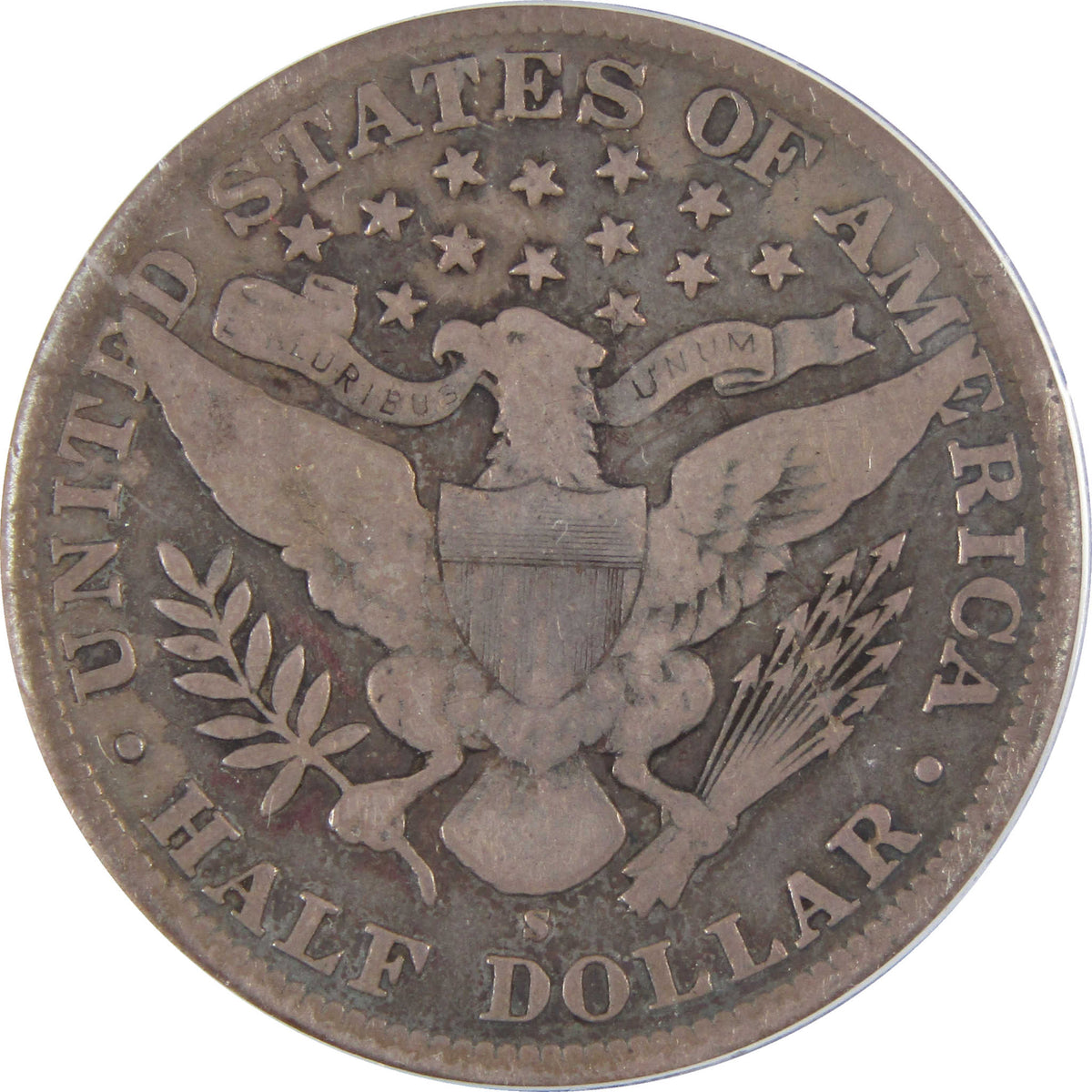 1898 S Barber Silver Half Dollar VG 10 ICG 50c Coin SKU:I29078