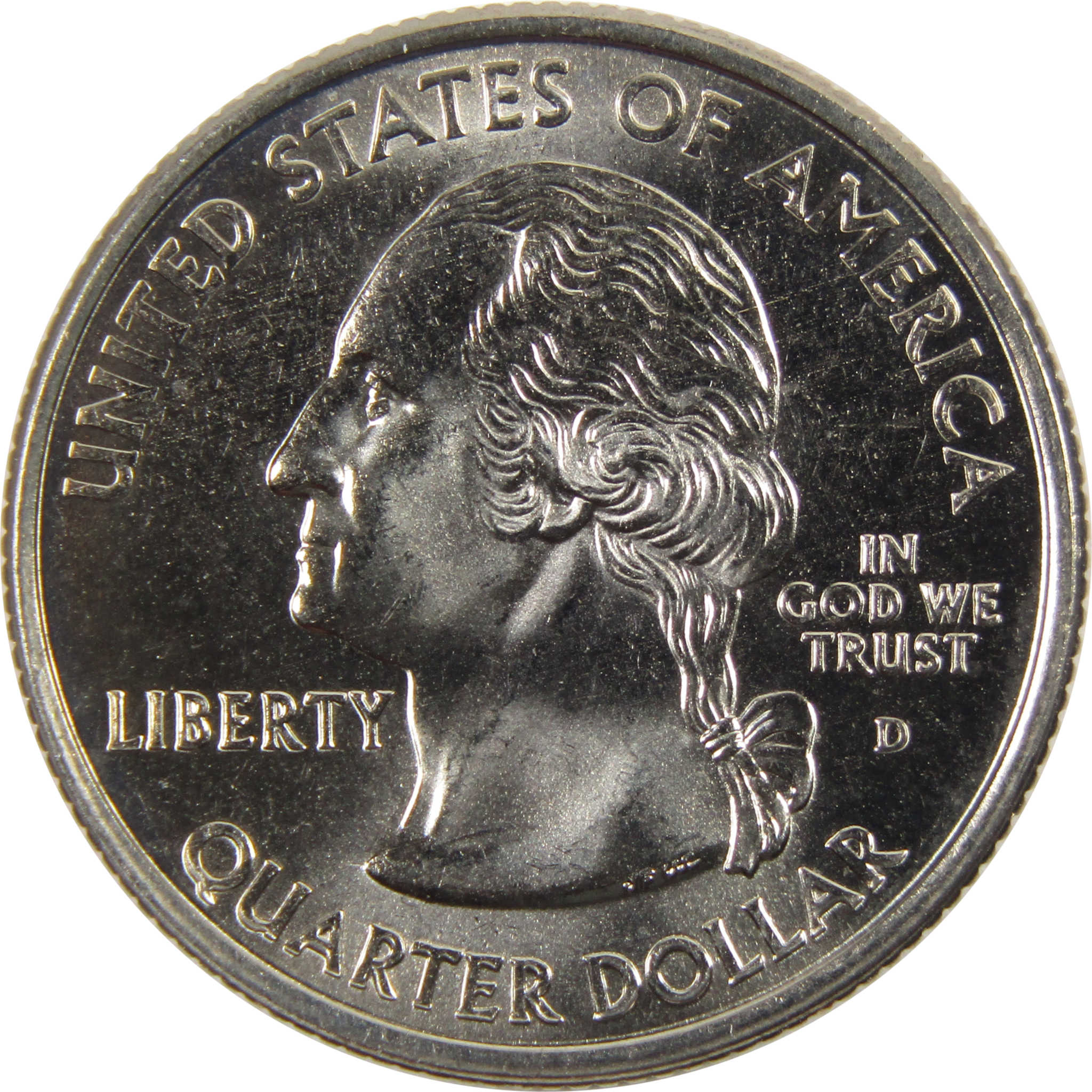 2000 D Virginia State Quarter BU Uncirculated Clad 25c Coin