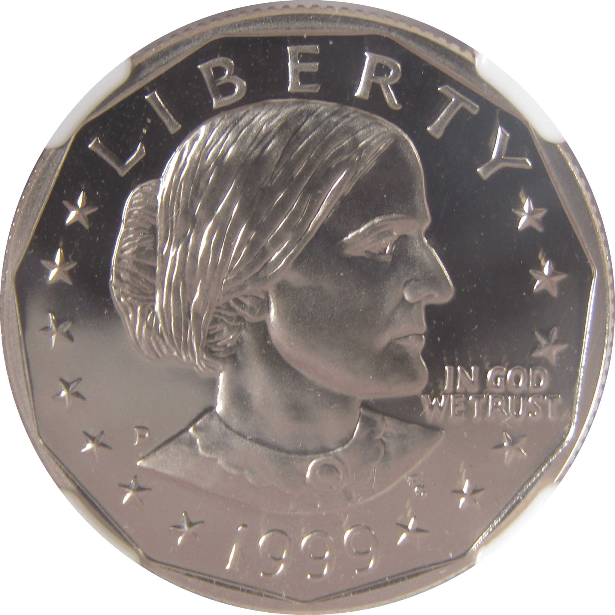 1999 P Susan B Anthony Dollar PF 70 UCAM NGC Clad Proof SKU:CPC9921