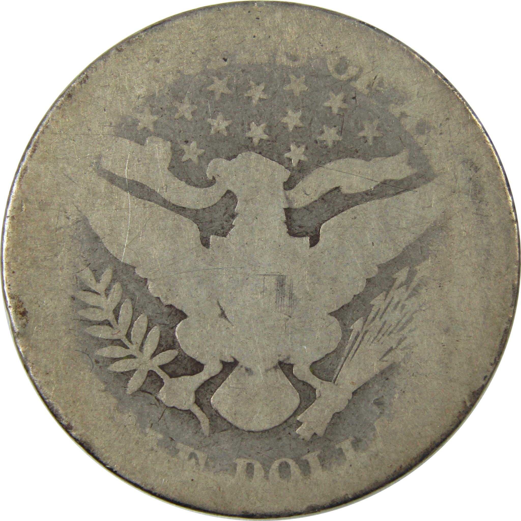 1893 Barber Silver Half Dollar AG About Good 50c Coin SKU:I25970