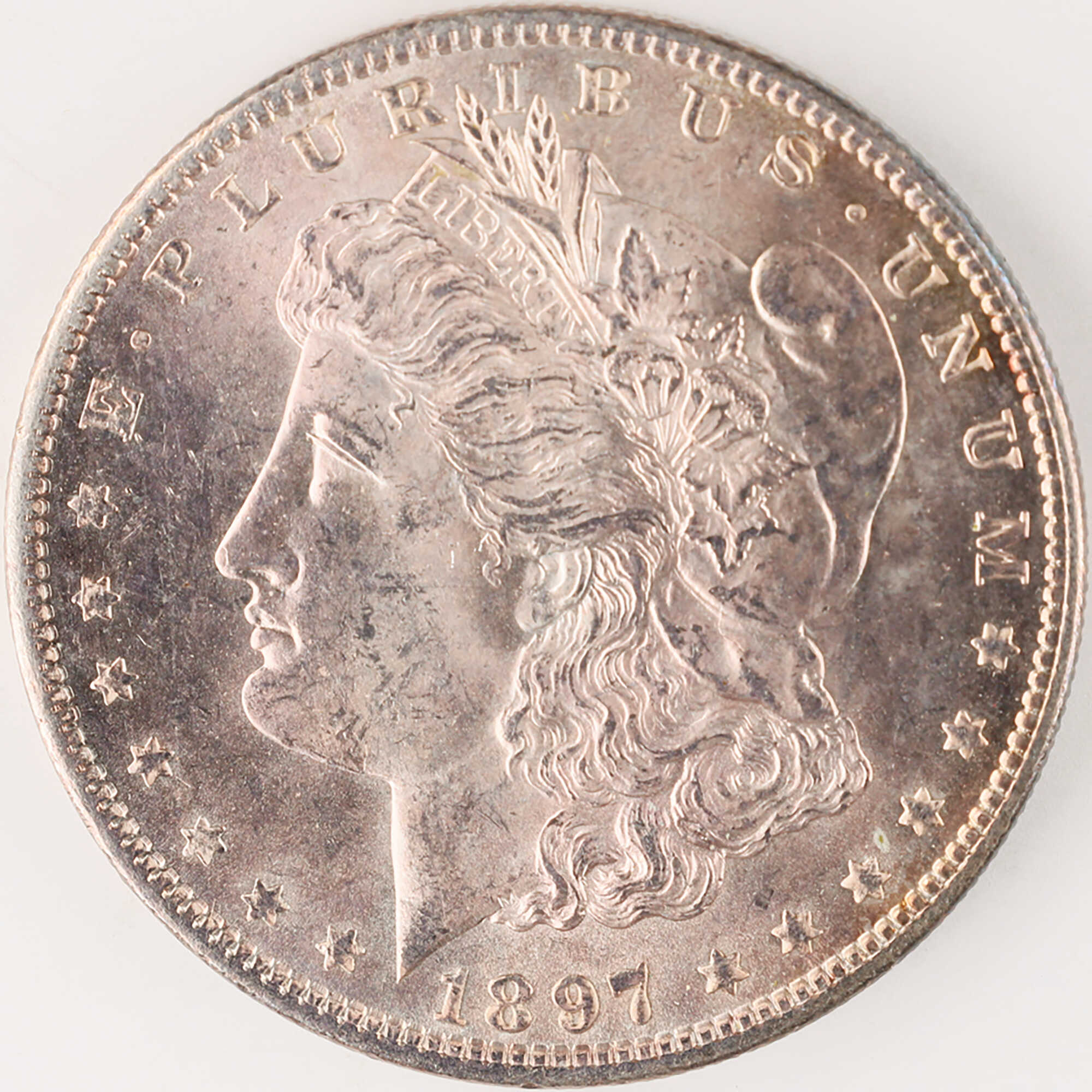 1897 Morgan Dollar BU Choice Uncirculated Silver $1 Coin SKU:I12048 - Morgan coin - Morgan silver dollar - Morgan silver dollar for sale - Profile Coins &amp; Collectibles